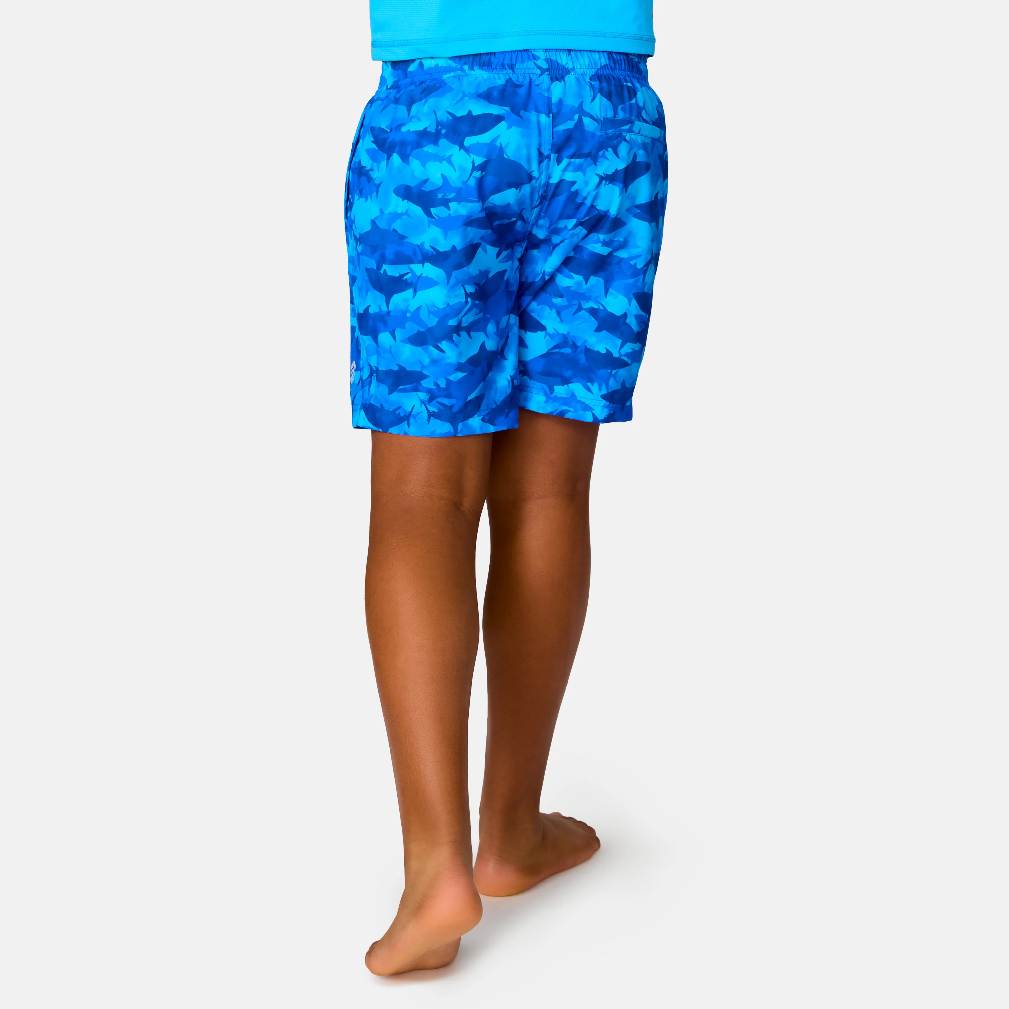 Boys' Shark Academy Swim Short - Image 3