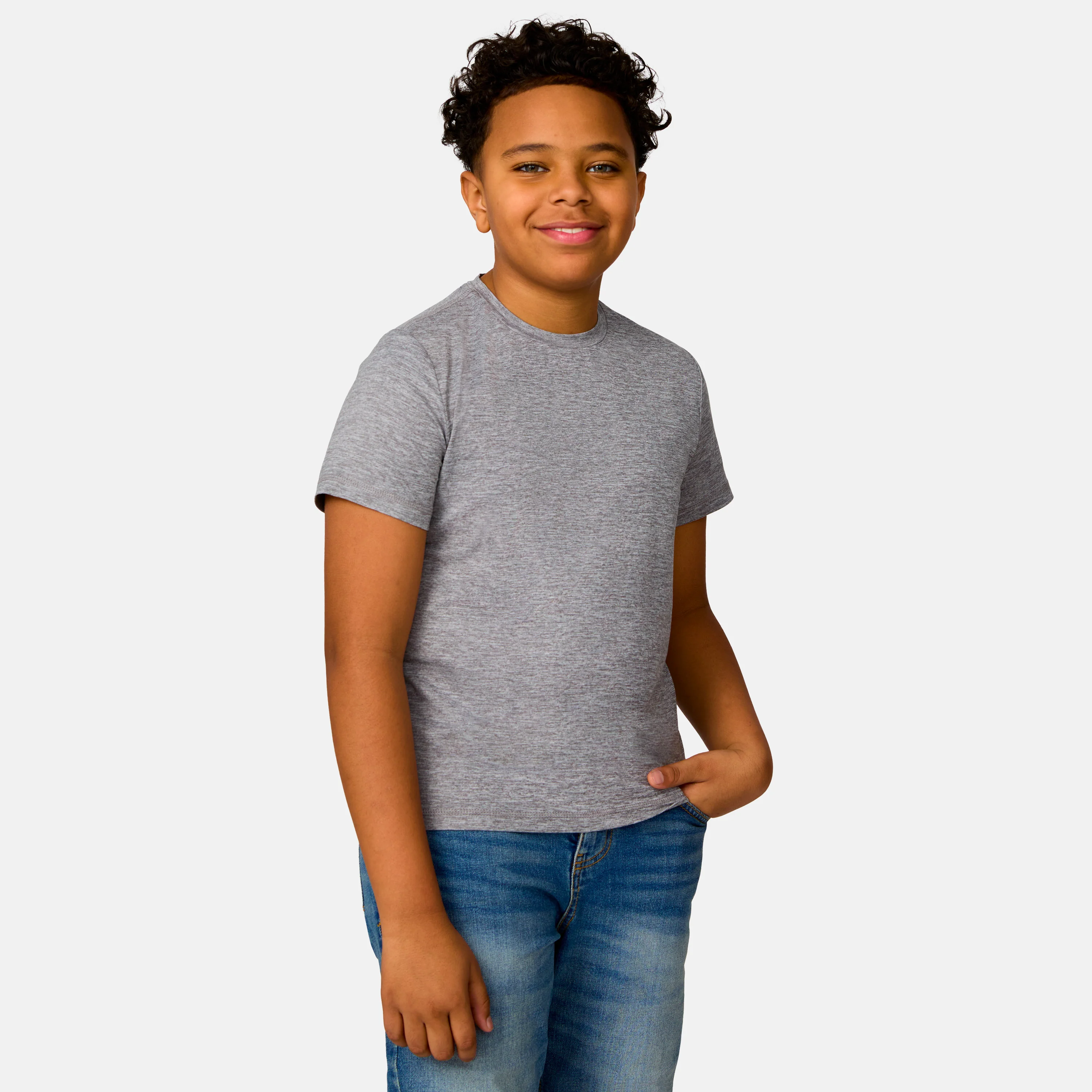 Boys' Microtech® Crew Neck Shirt - Image 4