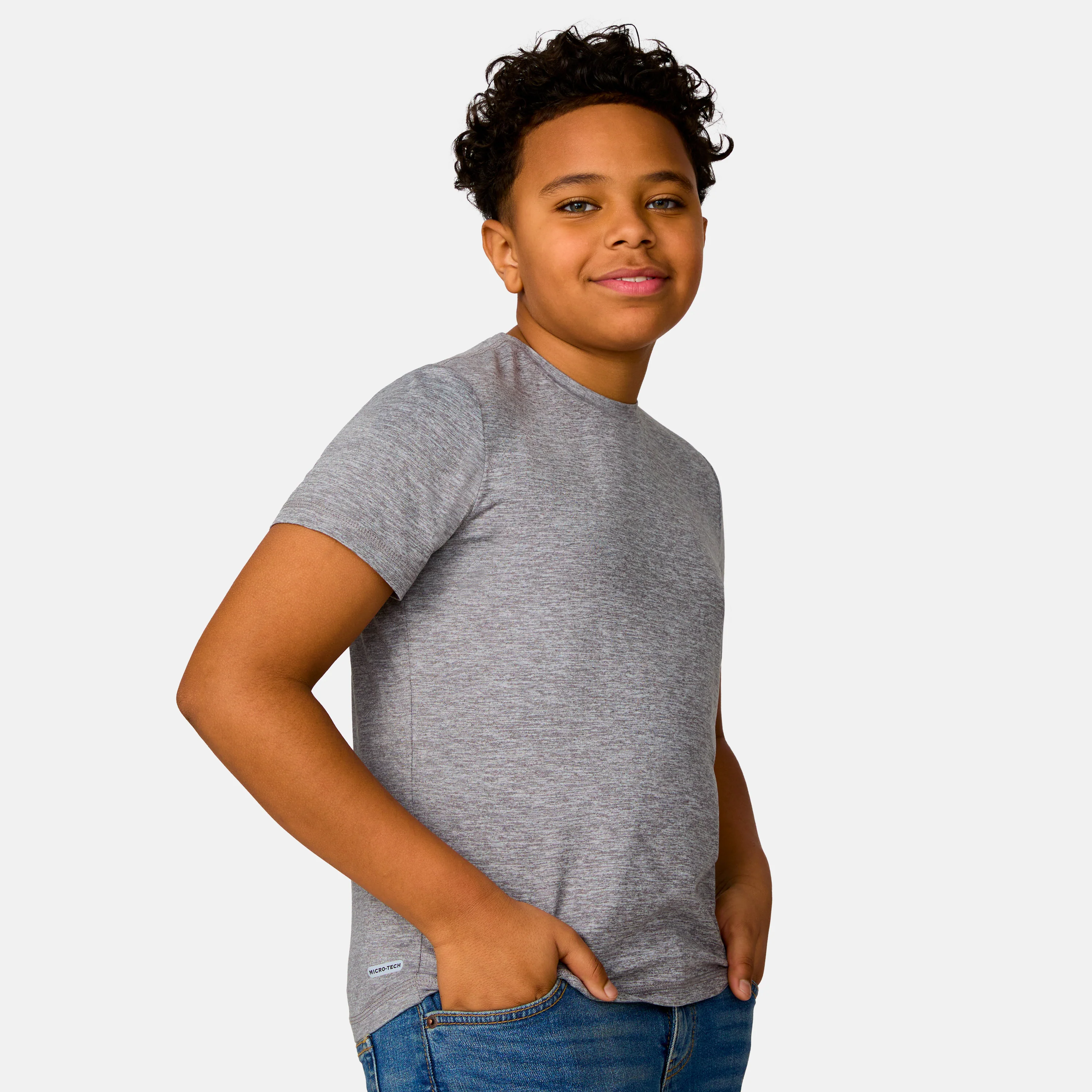 Boys' Microtech® Crew Neck Shirt - Image 5