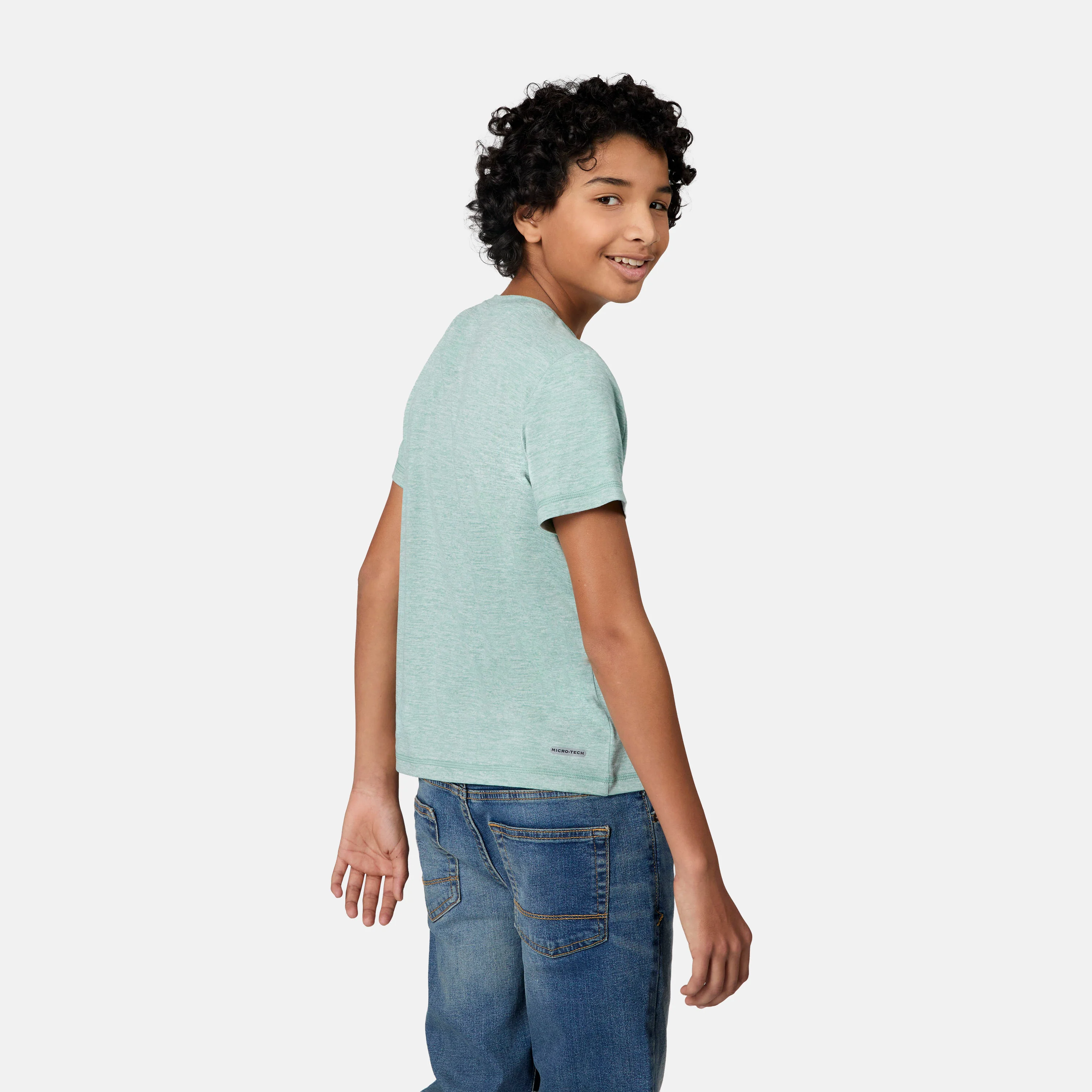 Boys' Microtech® Graphic Crew Neck Shirt - Image 11