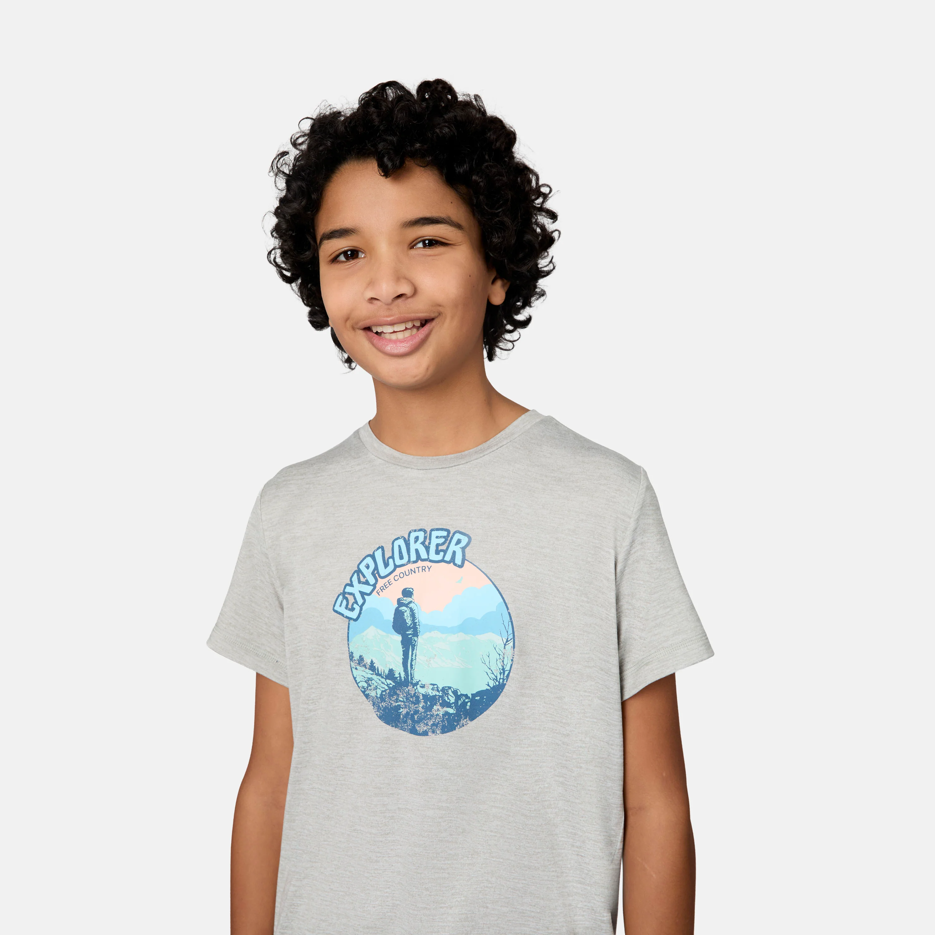 Boys' Microtech® Graphic Crew Neck Shirt - Image 13