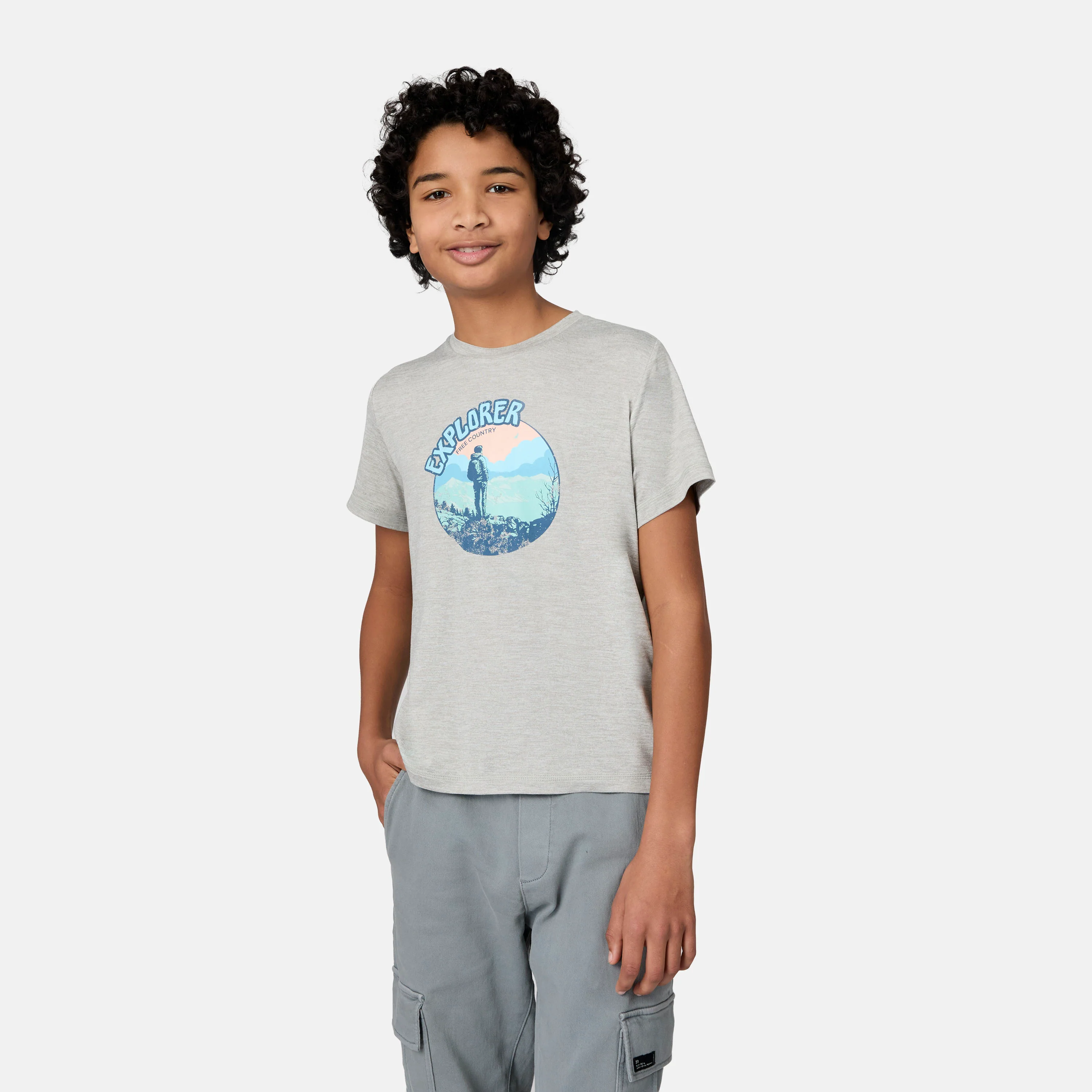 Boys' Microtech® Graphic Crew Neck Shirt - Image 14