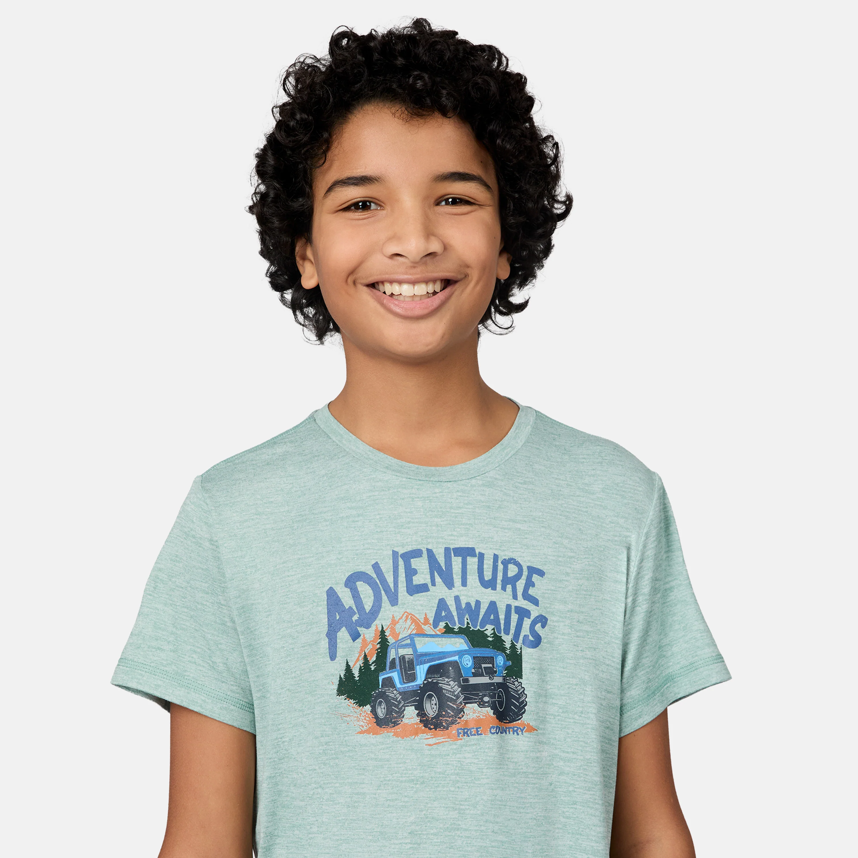 Boys' Microtech® Graphic Crew Neck Shirt - Image 8