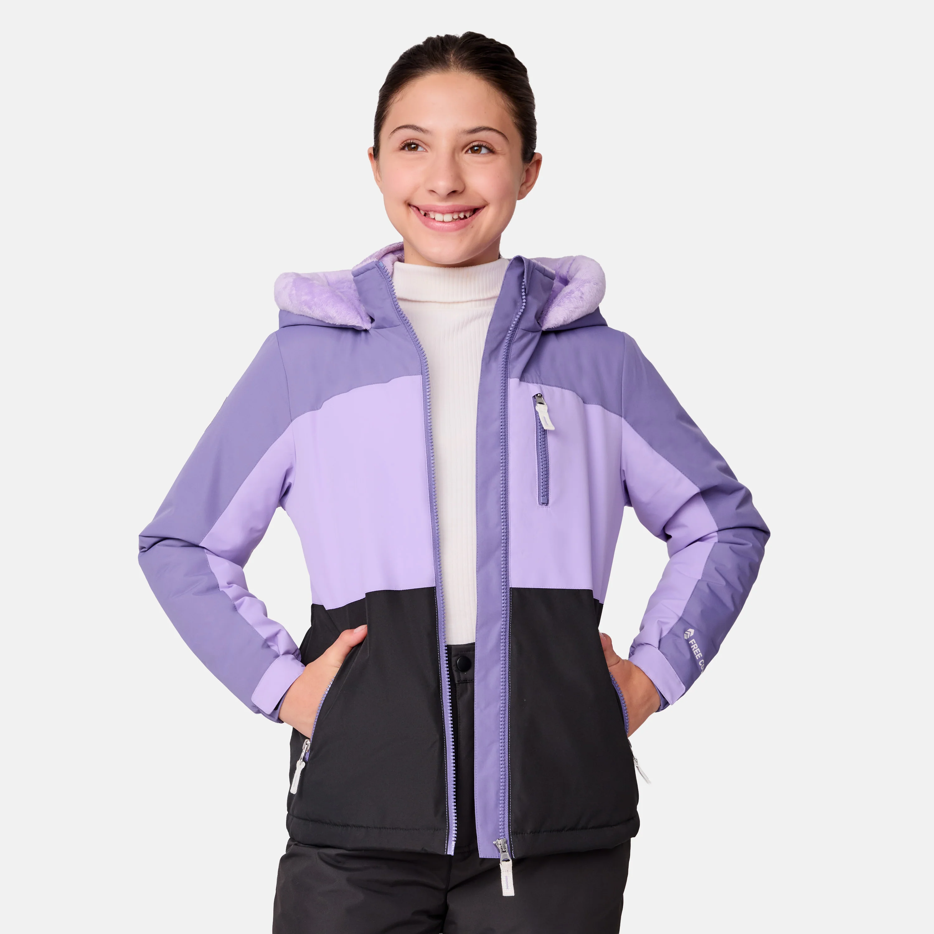 Girls' Color Block Boarder Jacket - Image 8