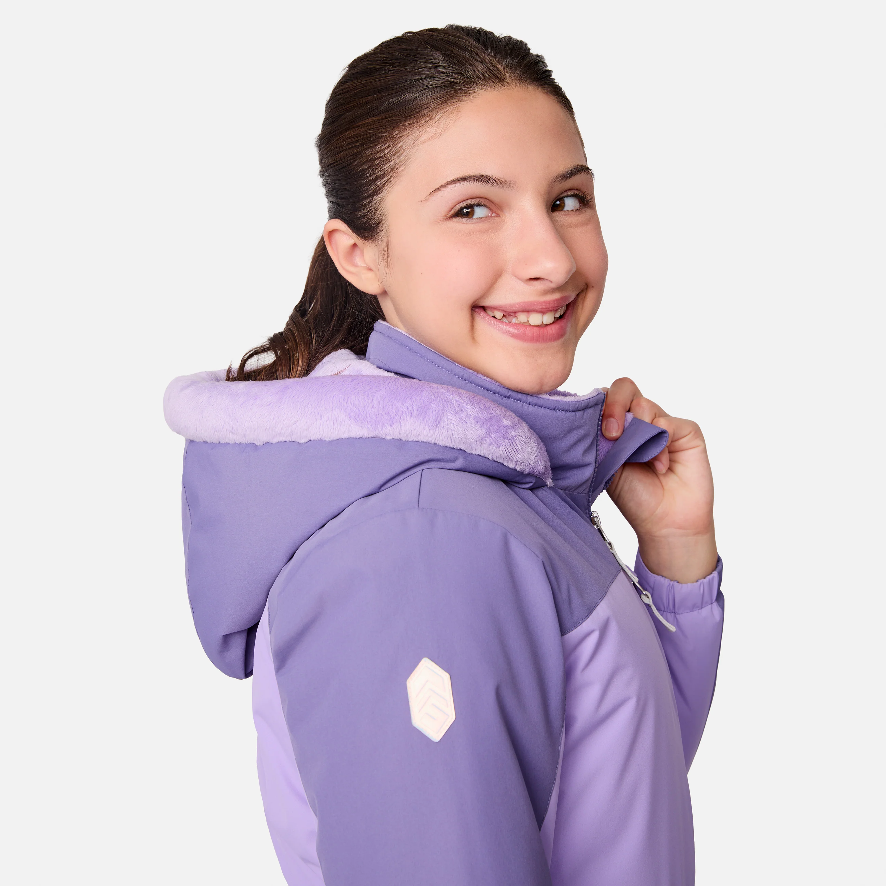 Girls' Color Block Boarder Jacket - Image 9