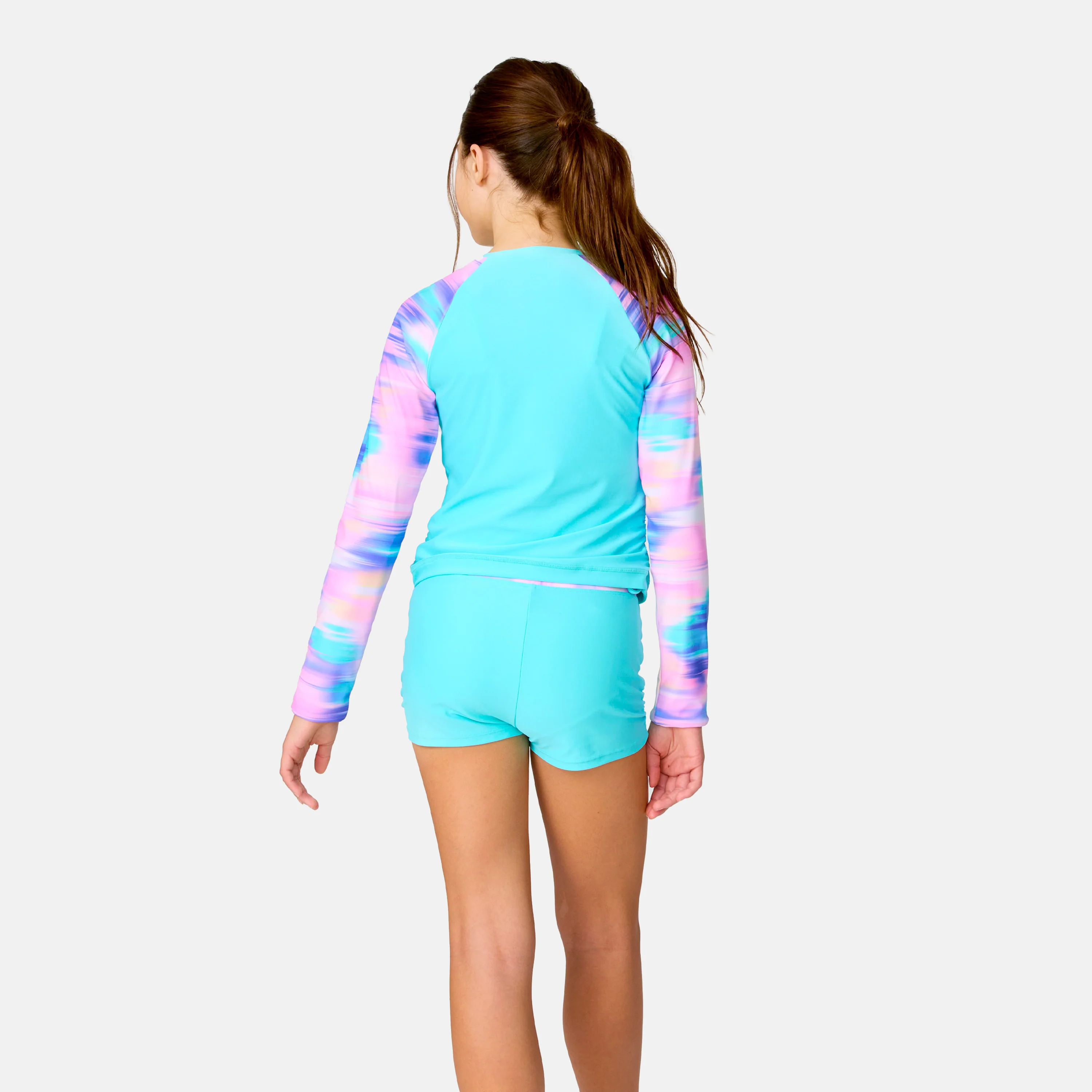 Girls' Dreamy Drift Rash Guard Swim Set - Image 2