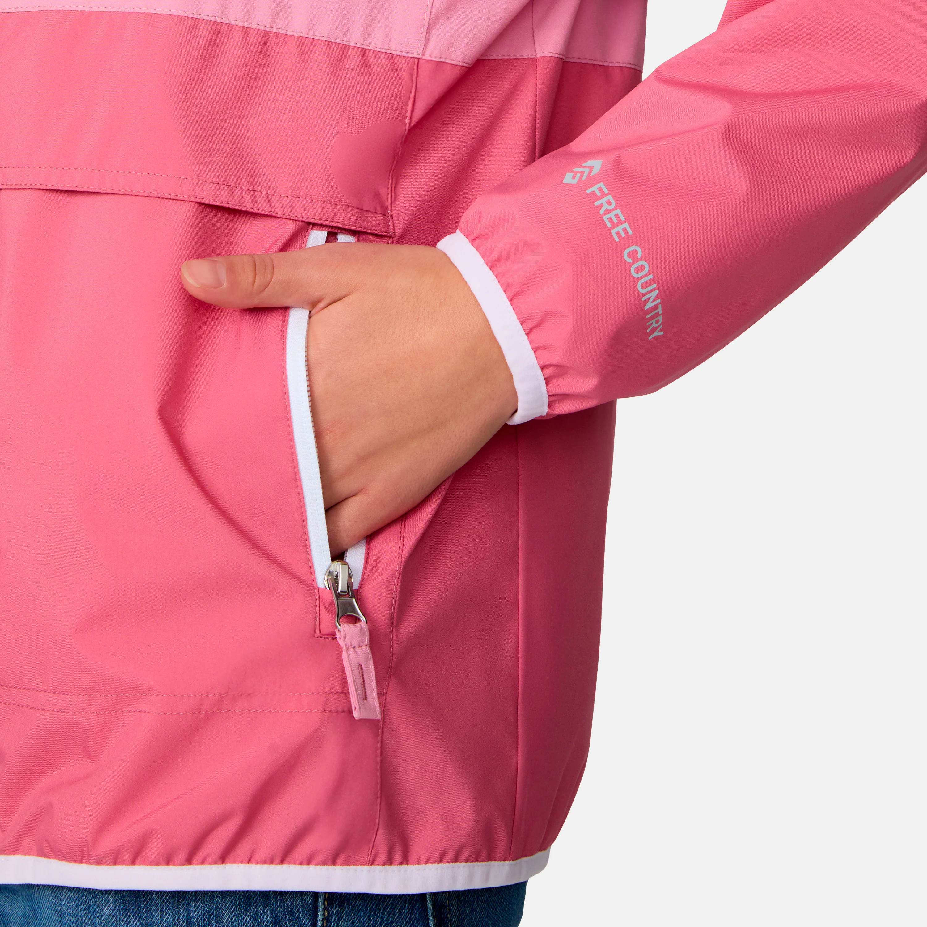 Girls' Easy Hiking Windshear Jacket - Image 6