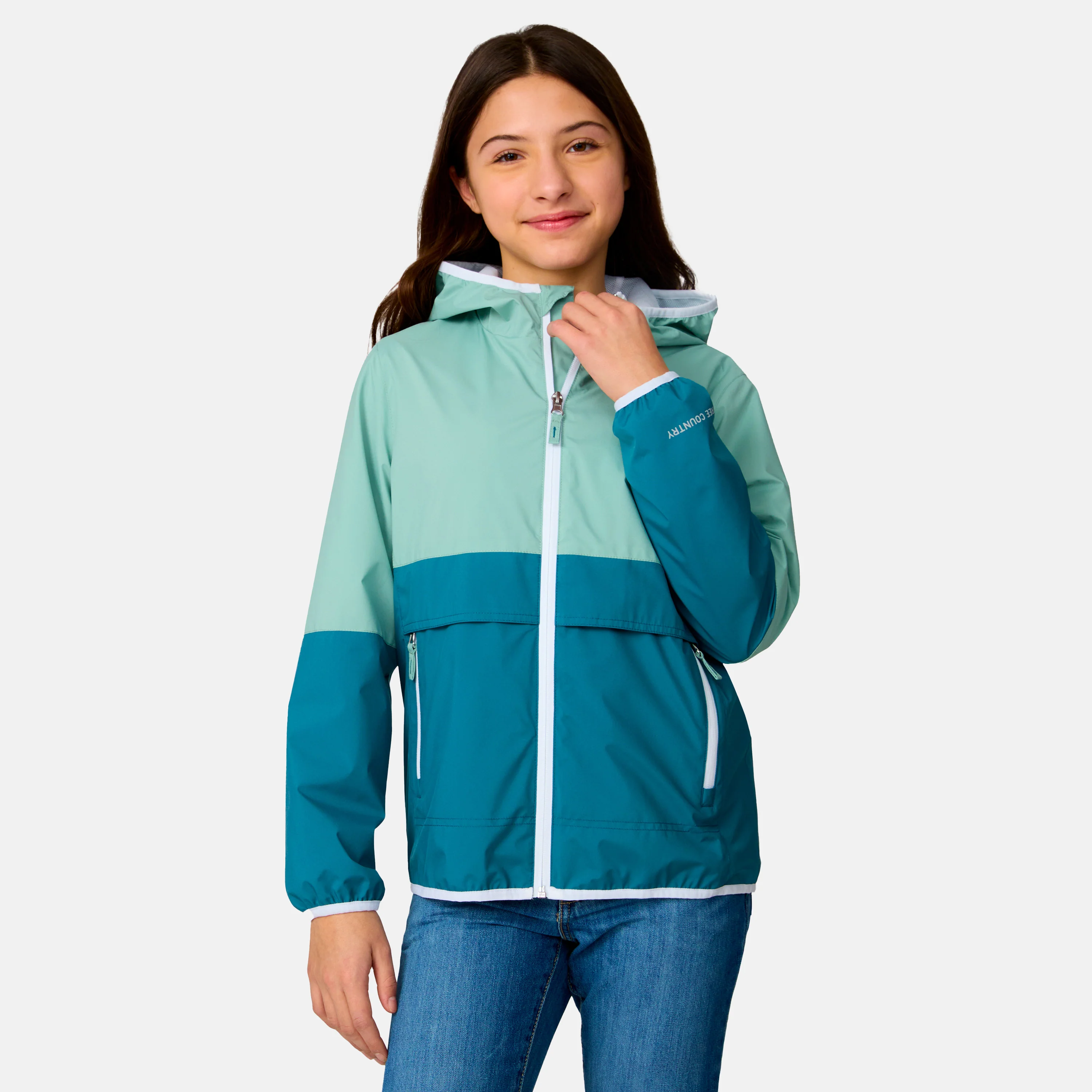 Girls' Easy Hiking Windshear Jacket - Image 7
