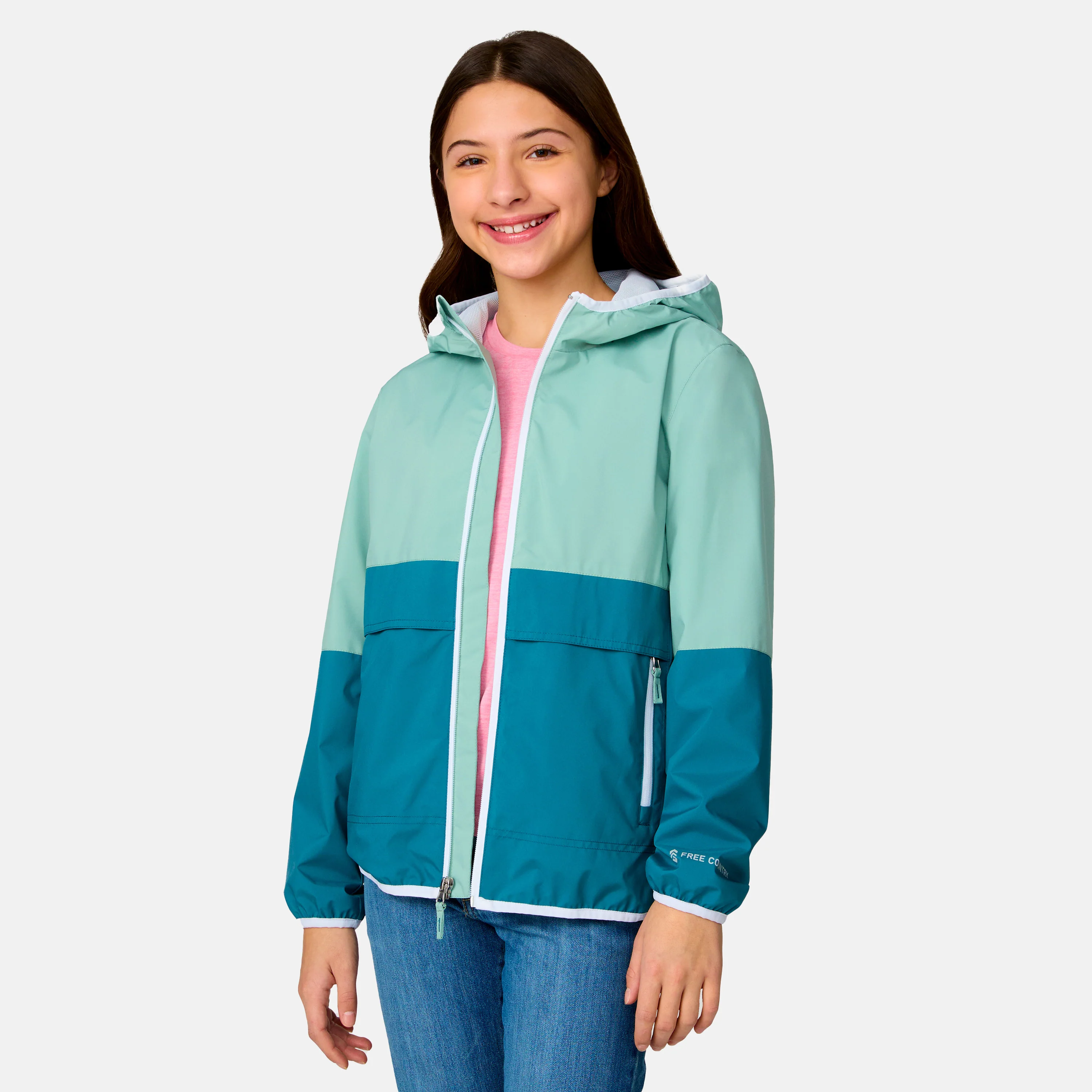 Girls' Easy Hiking Windshear Jacket - Image 8