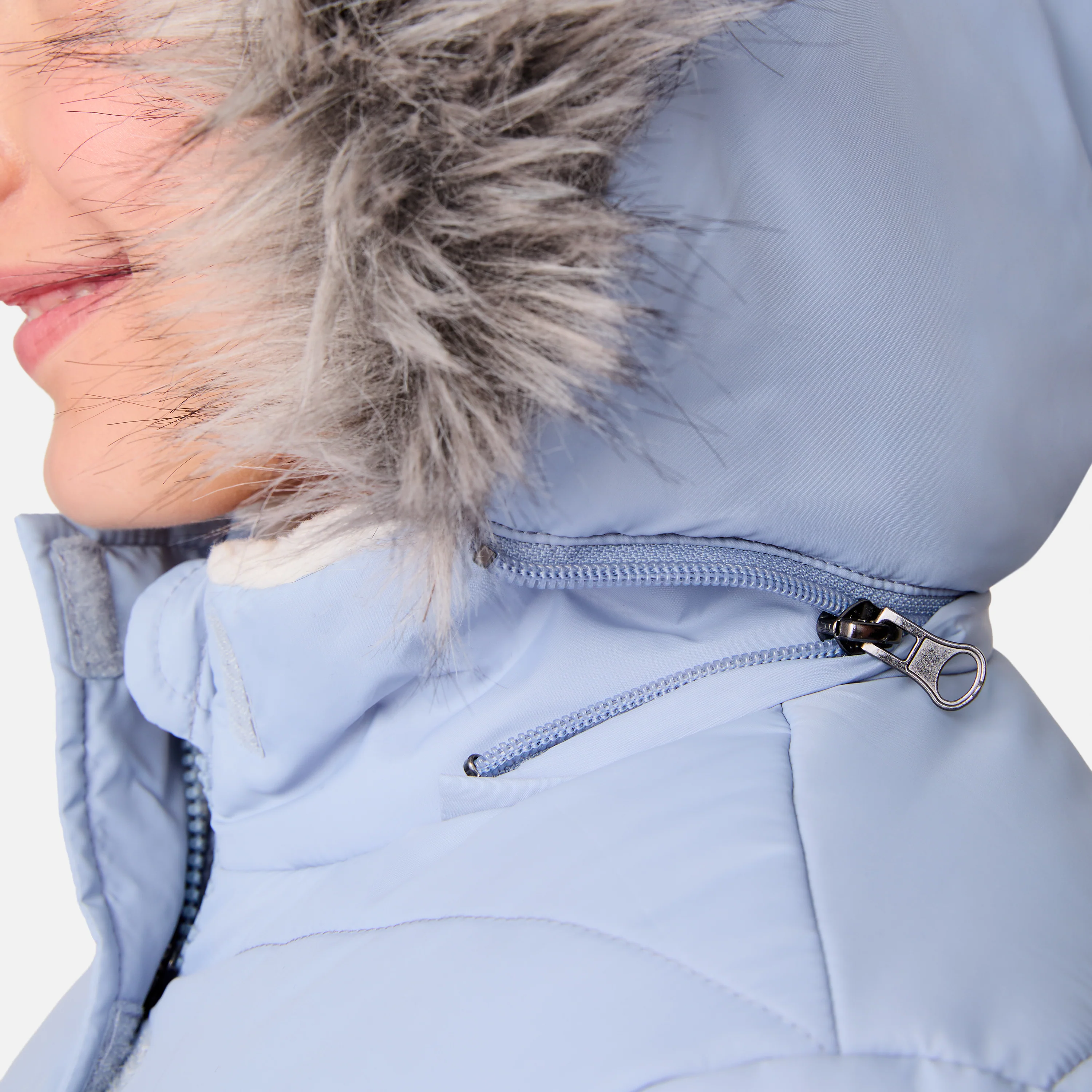 Girls' Long Bib Puffer Jacket - Image 7