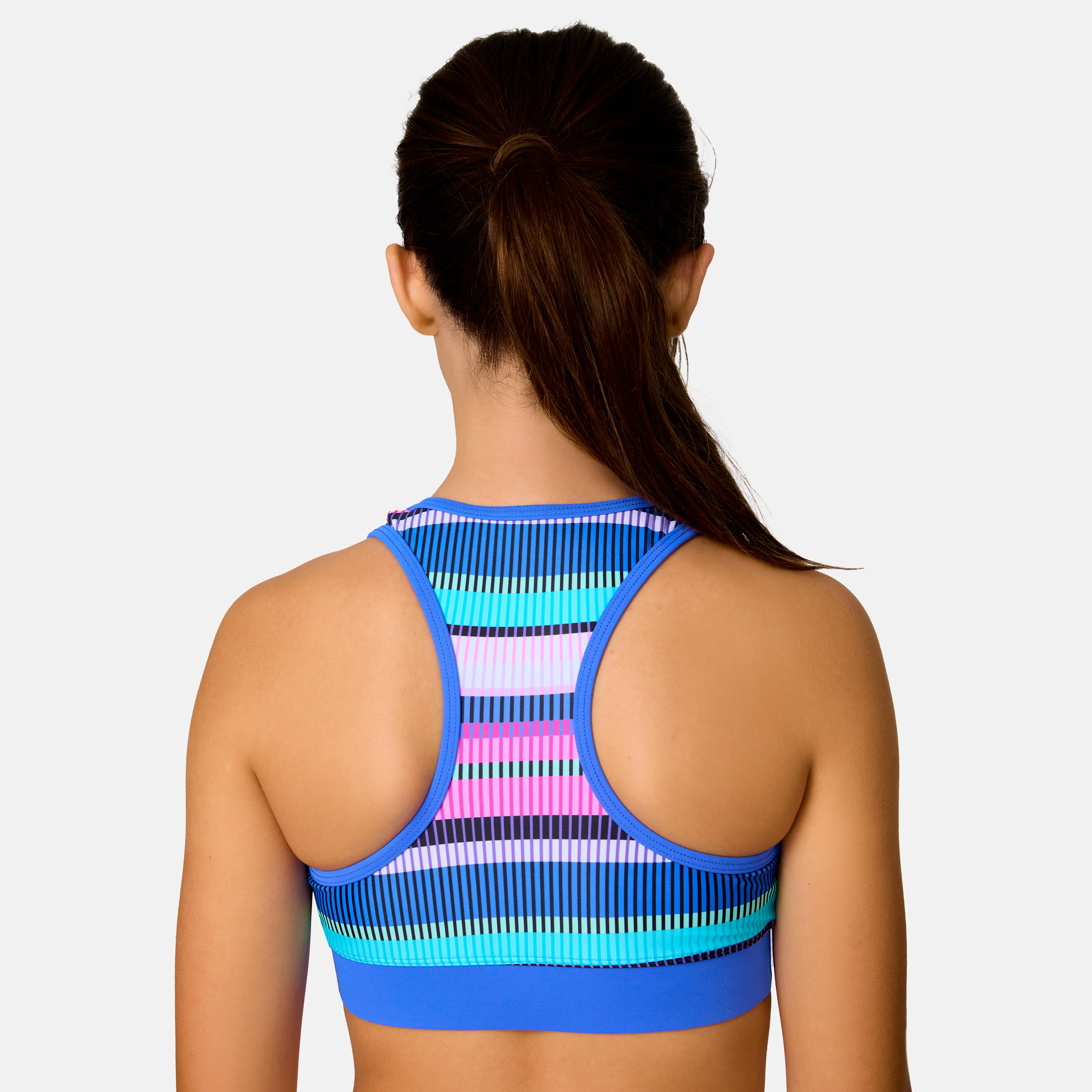 Girls' Marina Stripe Rash Guard and Bikini Swim Set - Image 8