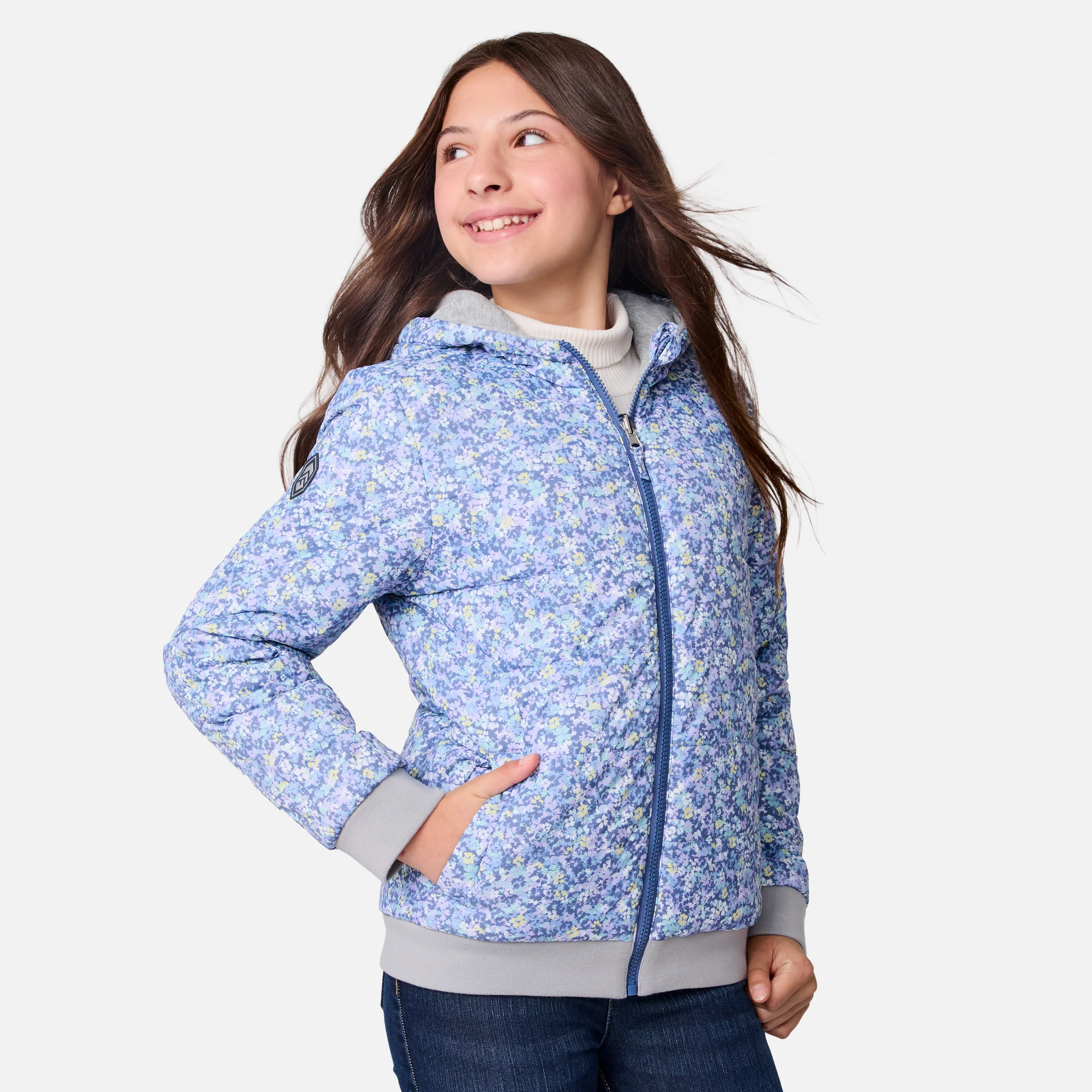 Girls' Poofie Reversible Puffer Jacket - Image 10