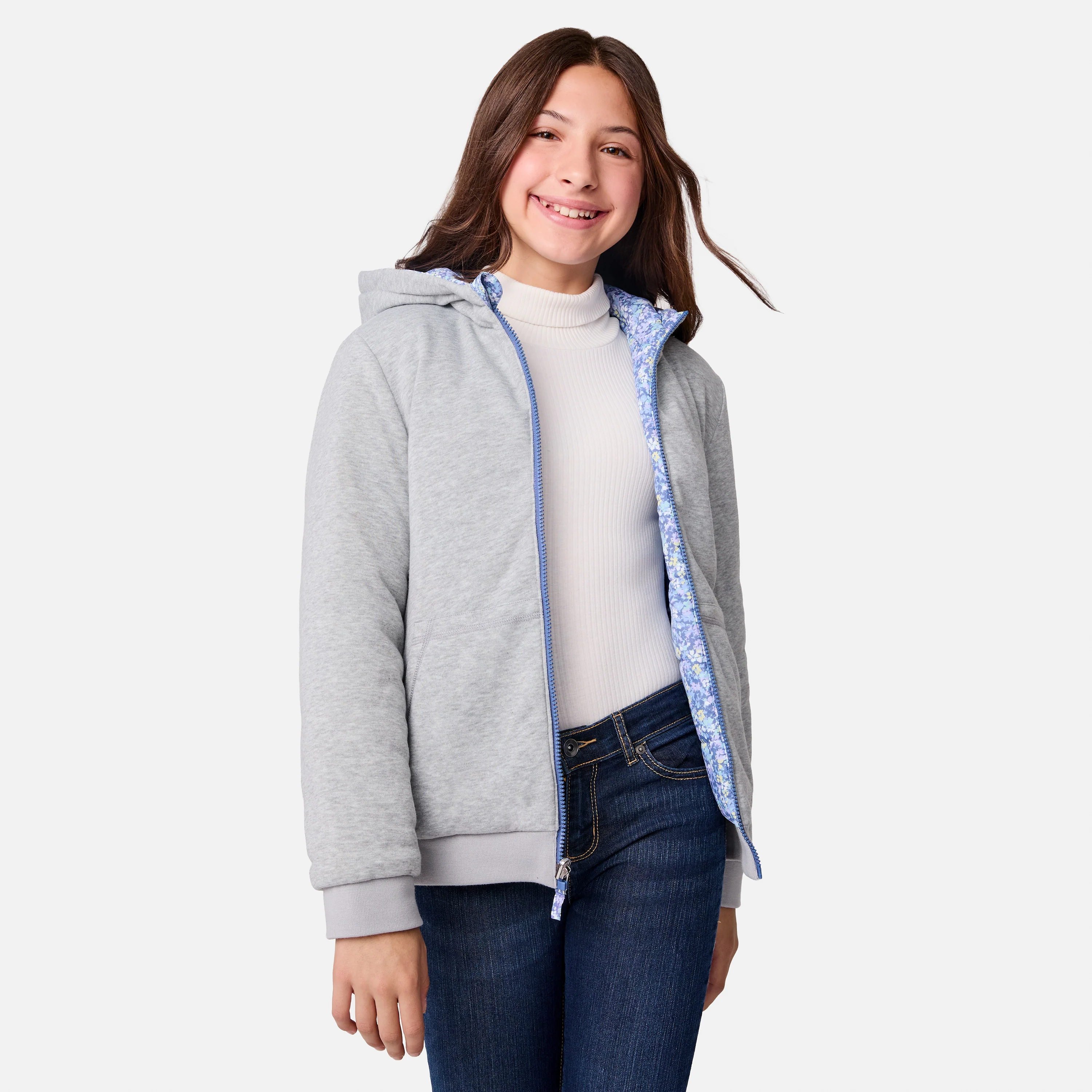 Girls' Poofie Reversible Puffer Jacket - Image 12