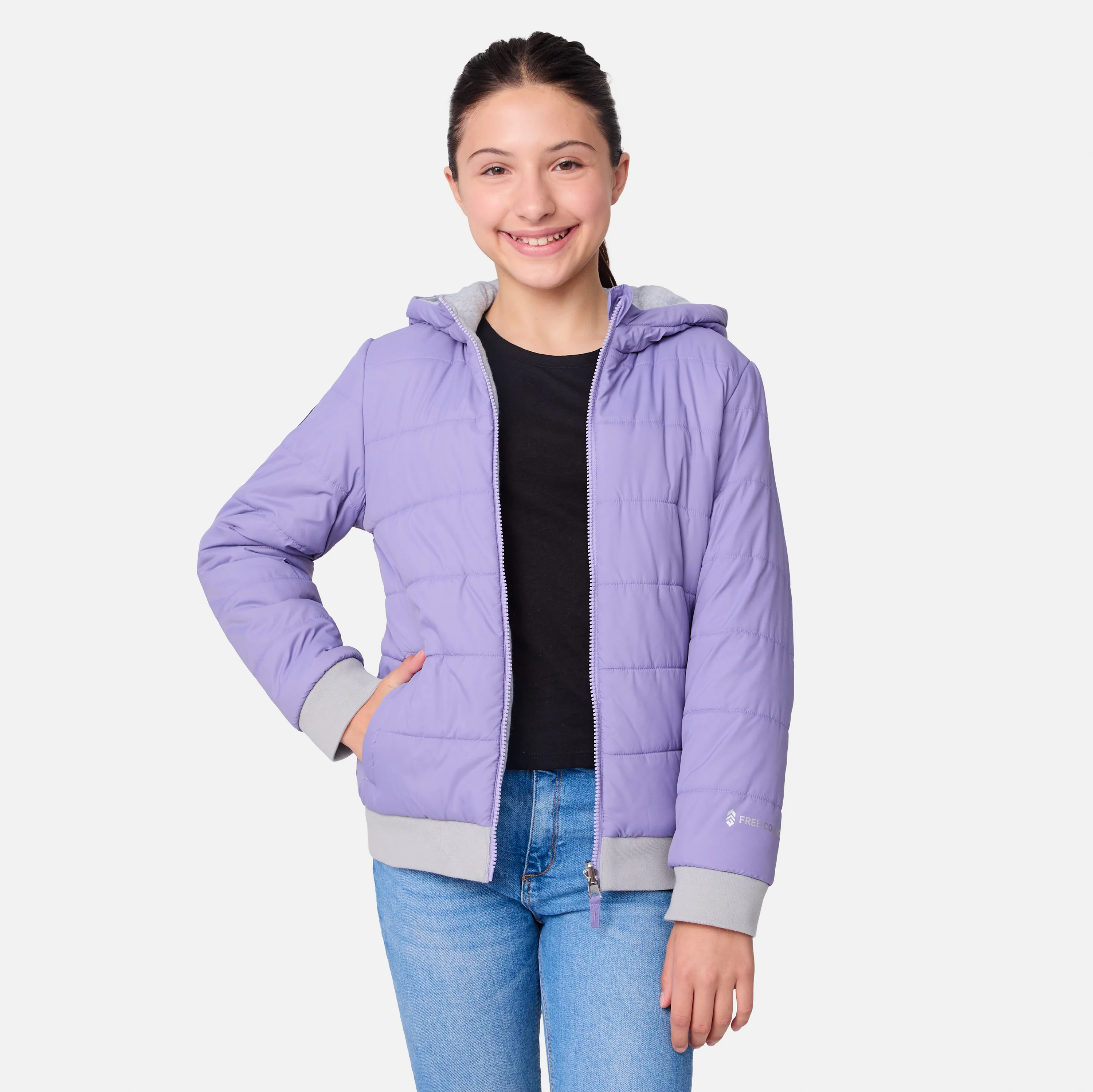 Girls' Poofie Reversible Puffer Jacket - Image 4