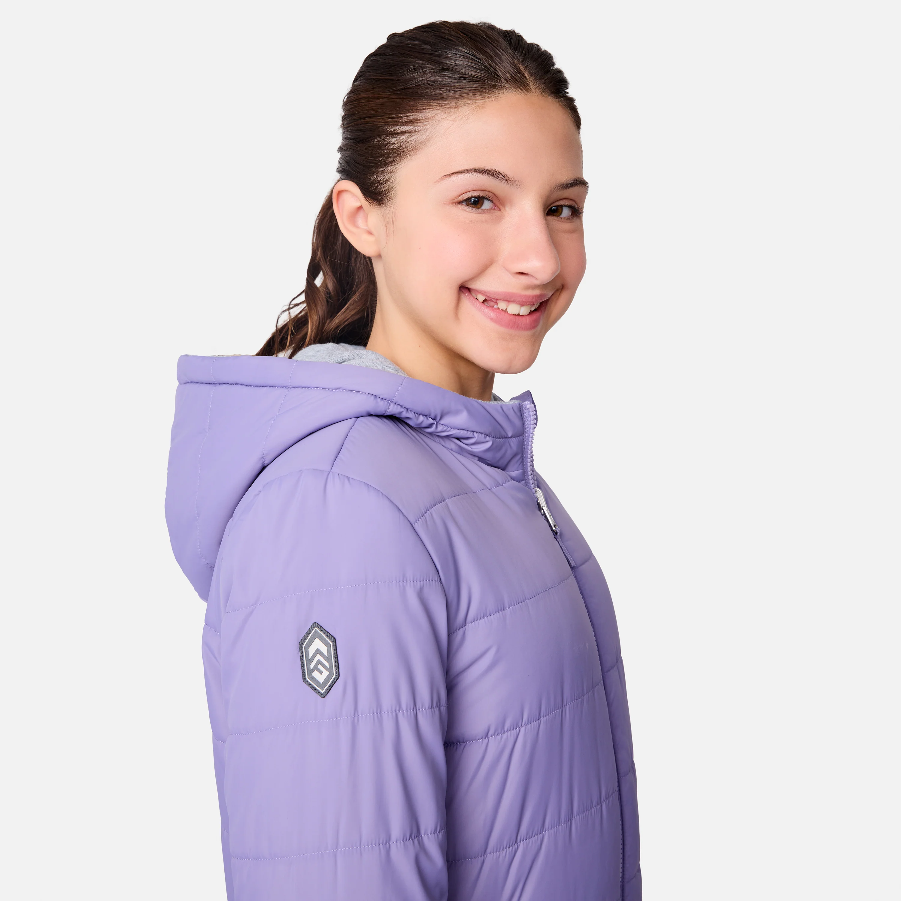 Girls' Poofie Reversible Puffer Jacket - Image 5
