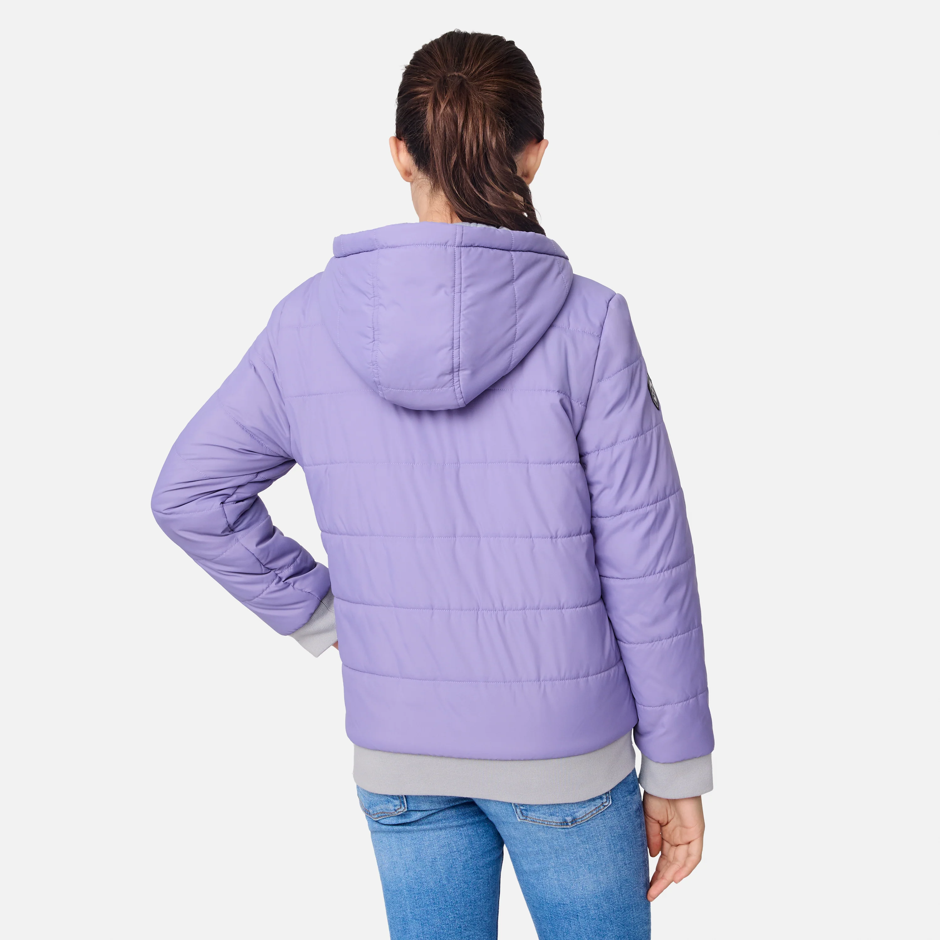 Girls' Poofie Reversible Puffer Jacket - Image 6