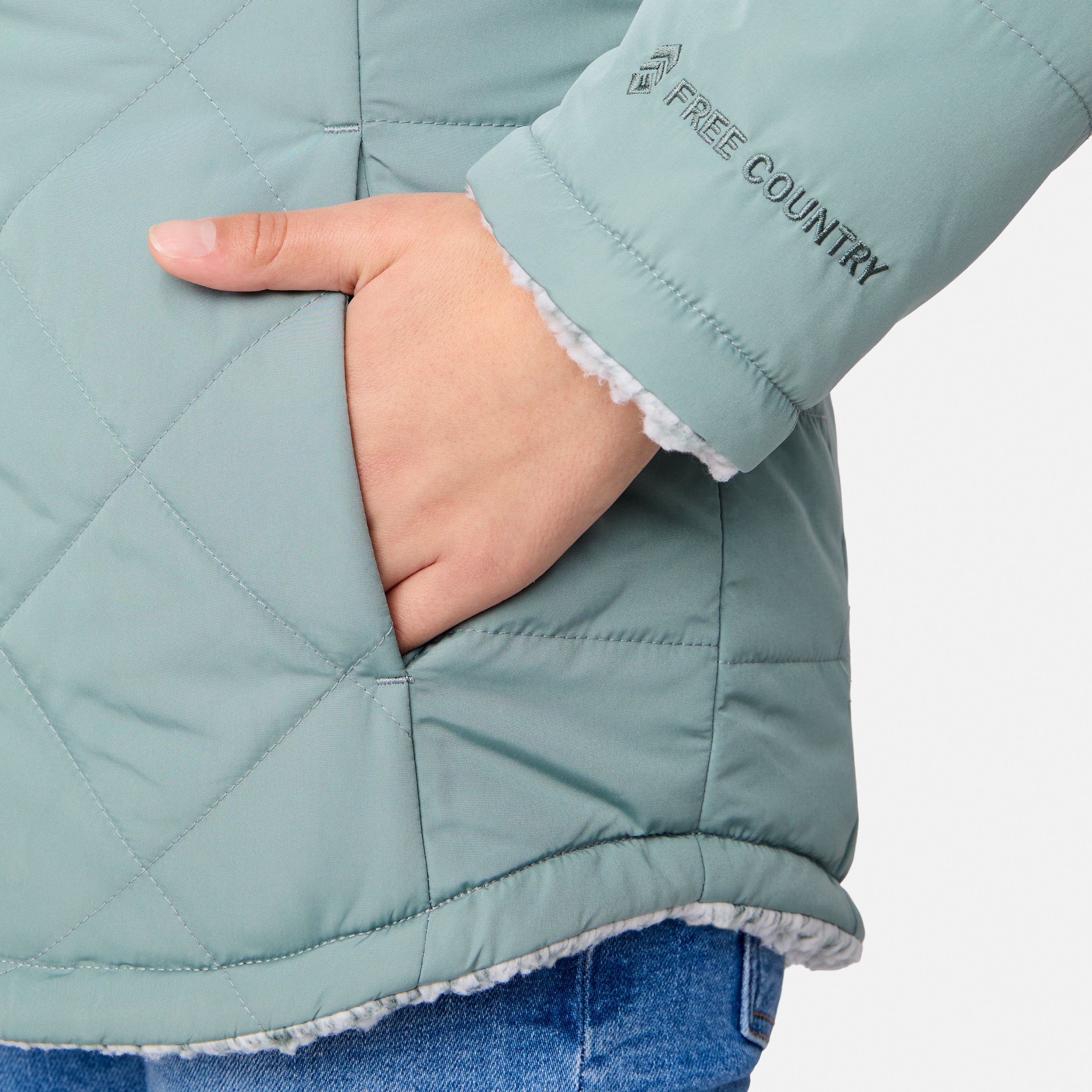 Girls' Stratus Lite Reversible Jacket - Image 14