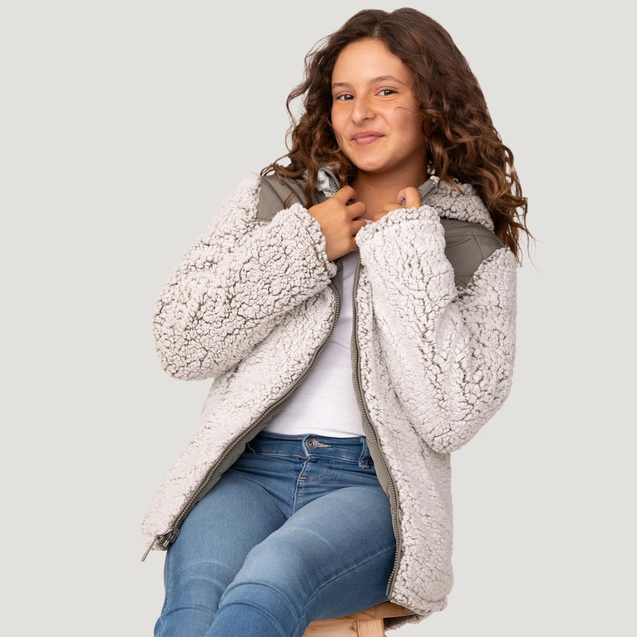 Girls' Stratus Lite Reversible Jacket - Image 16