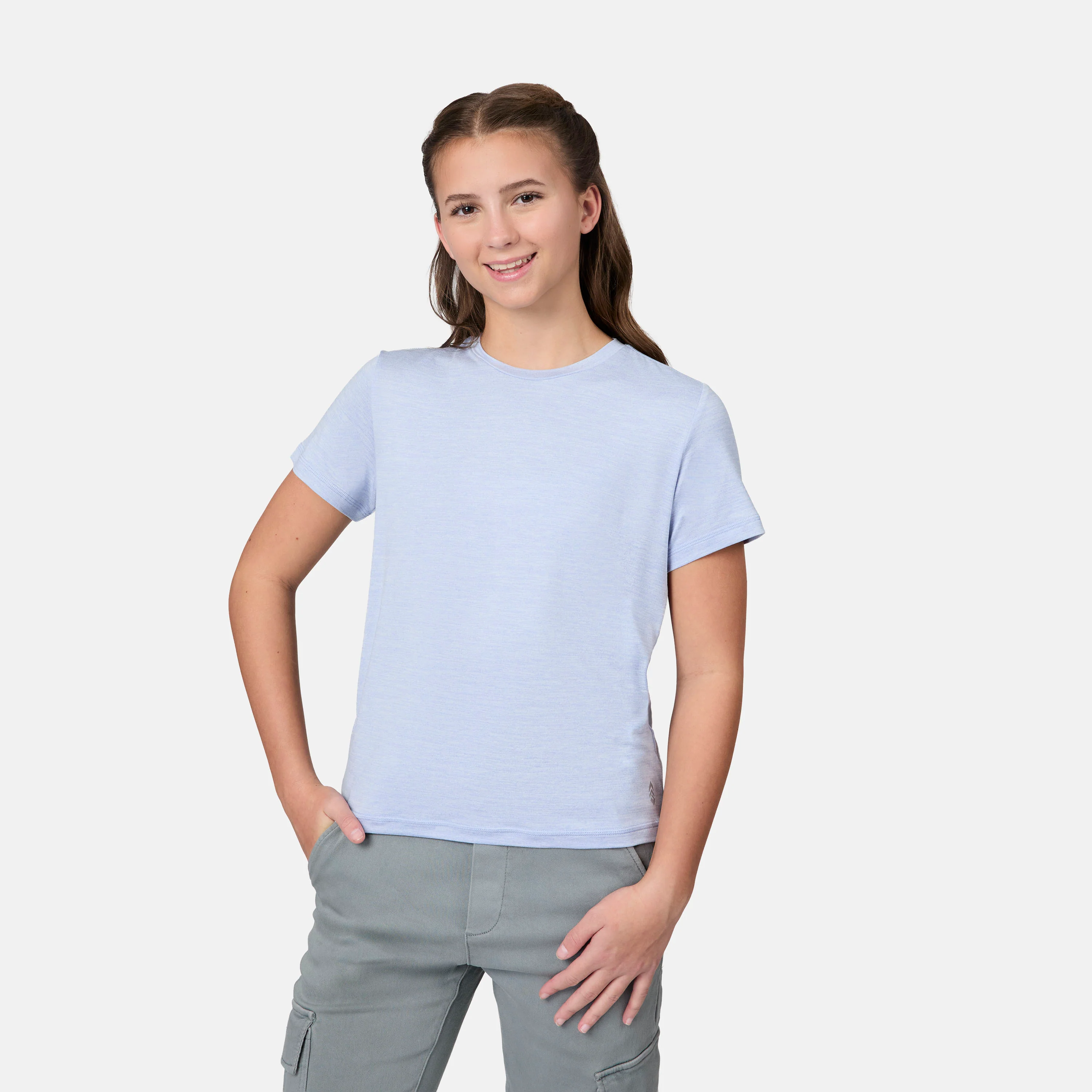 Girls' Microtech® Crew Neck Shirt - Image 12