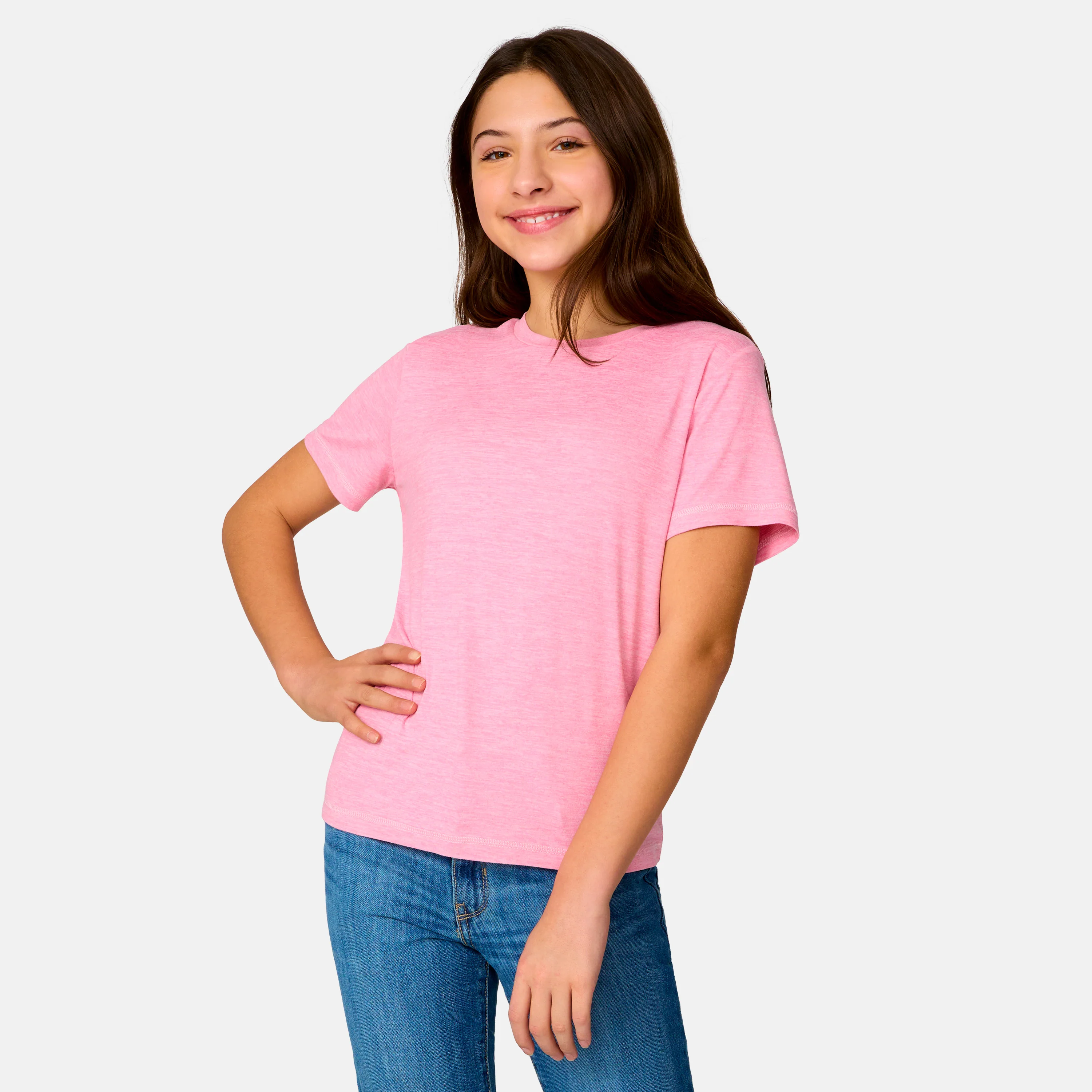 Girls' Microtech® Crew Neck Shirt - Image 4