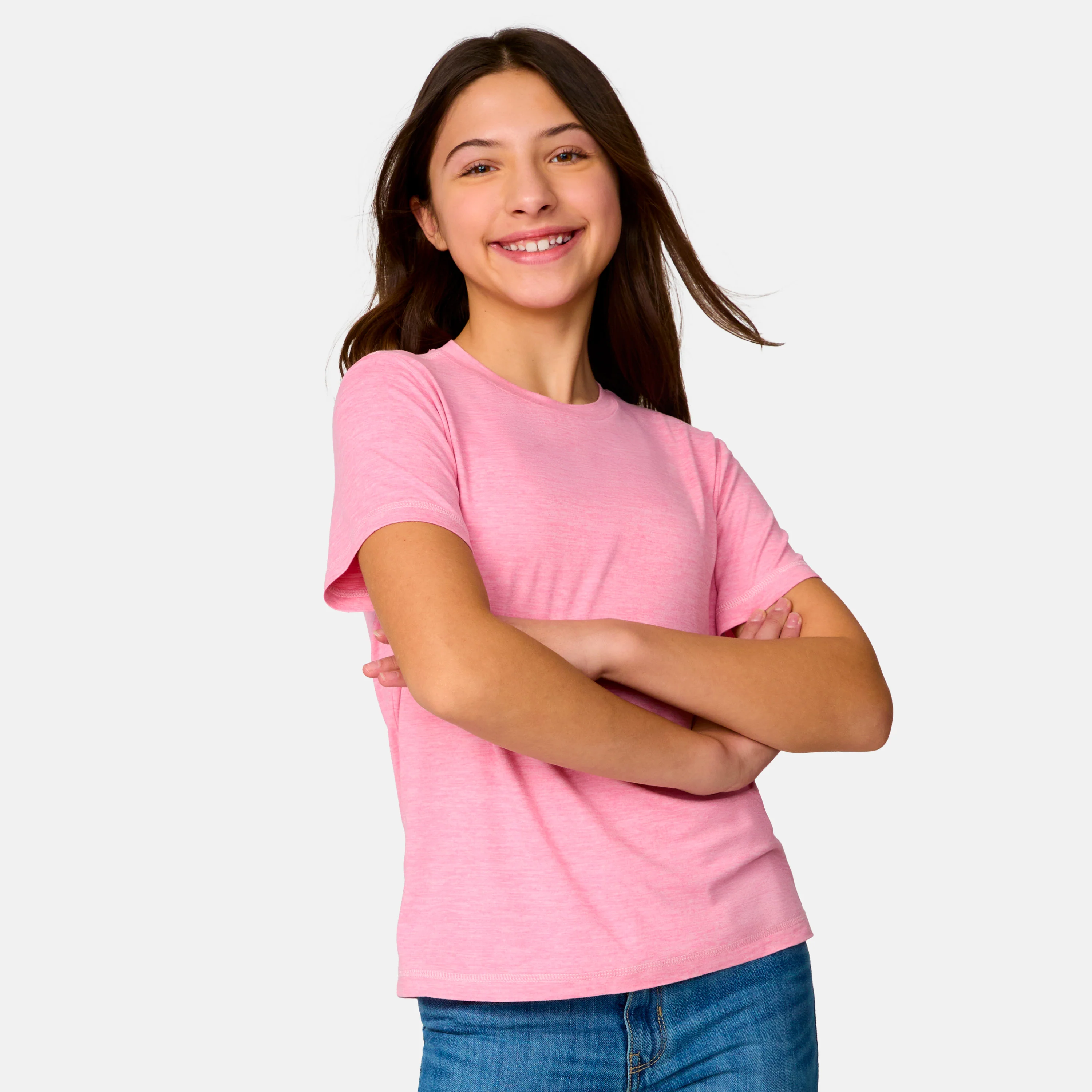 Girls' Microtech® Crew Neck Shirt - Image 5