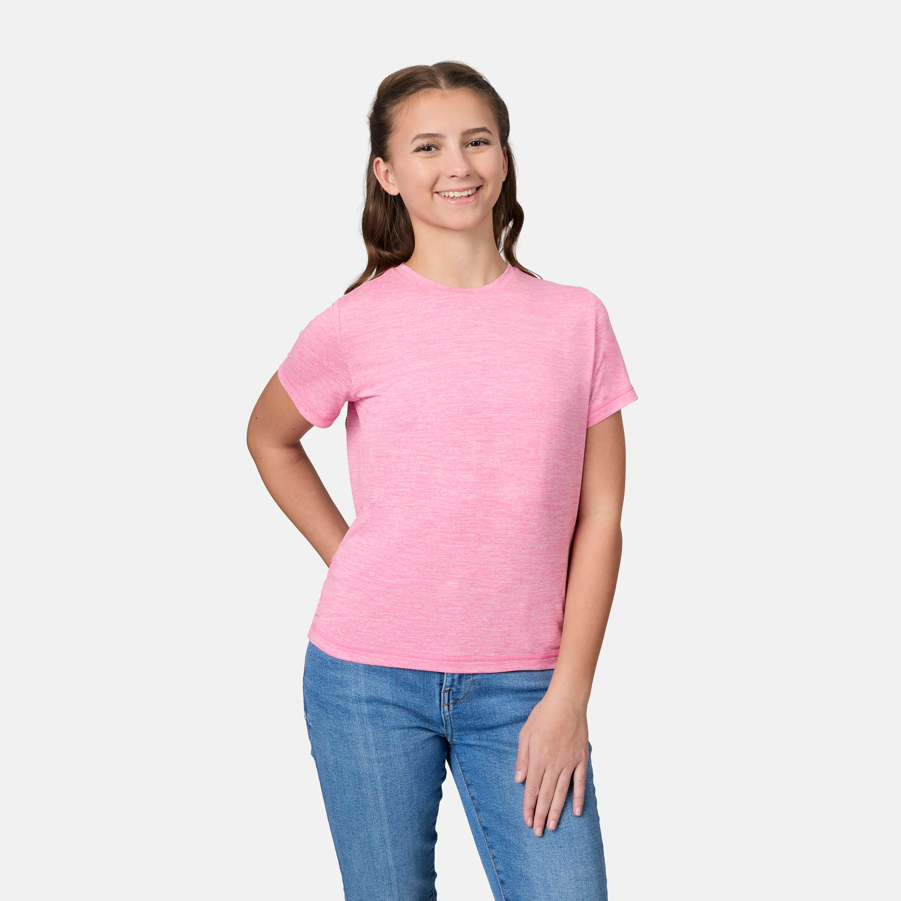 Girls' Microtech® Crew Neck Shirt - Image 9