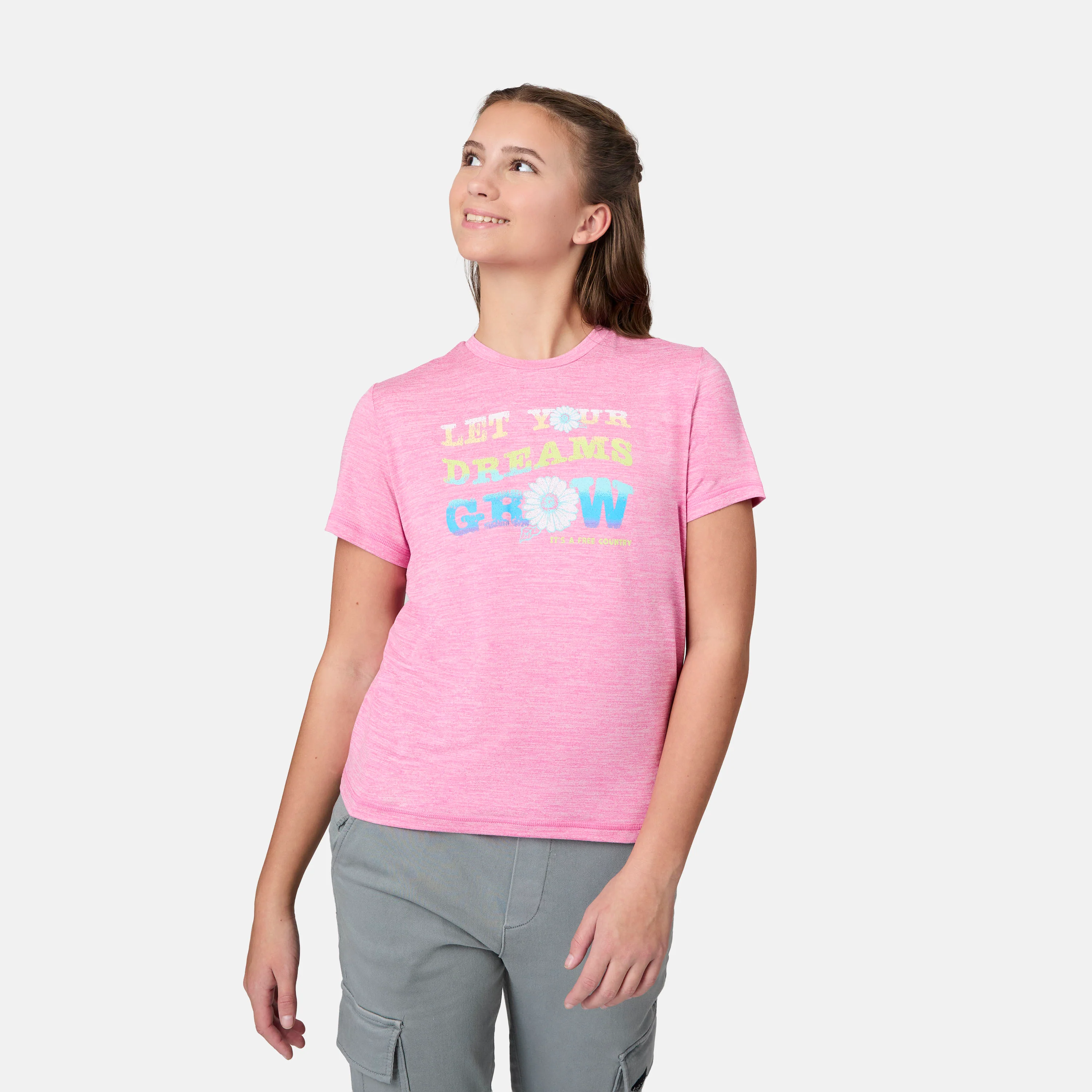 Girls' Microtech® Graphic Crew Neck Shirt - Image 10