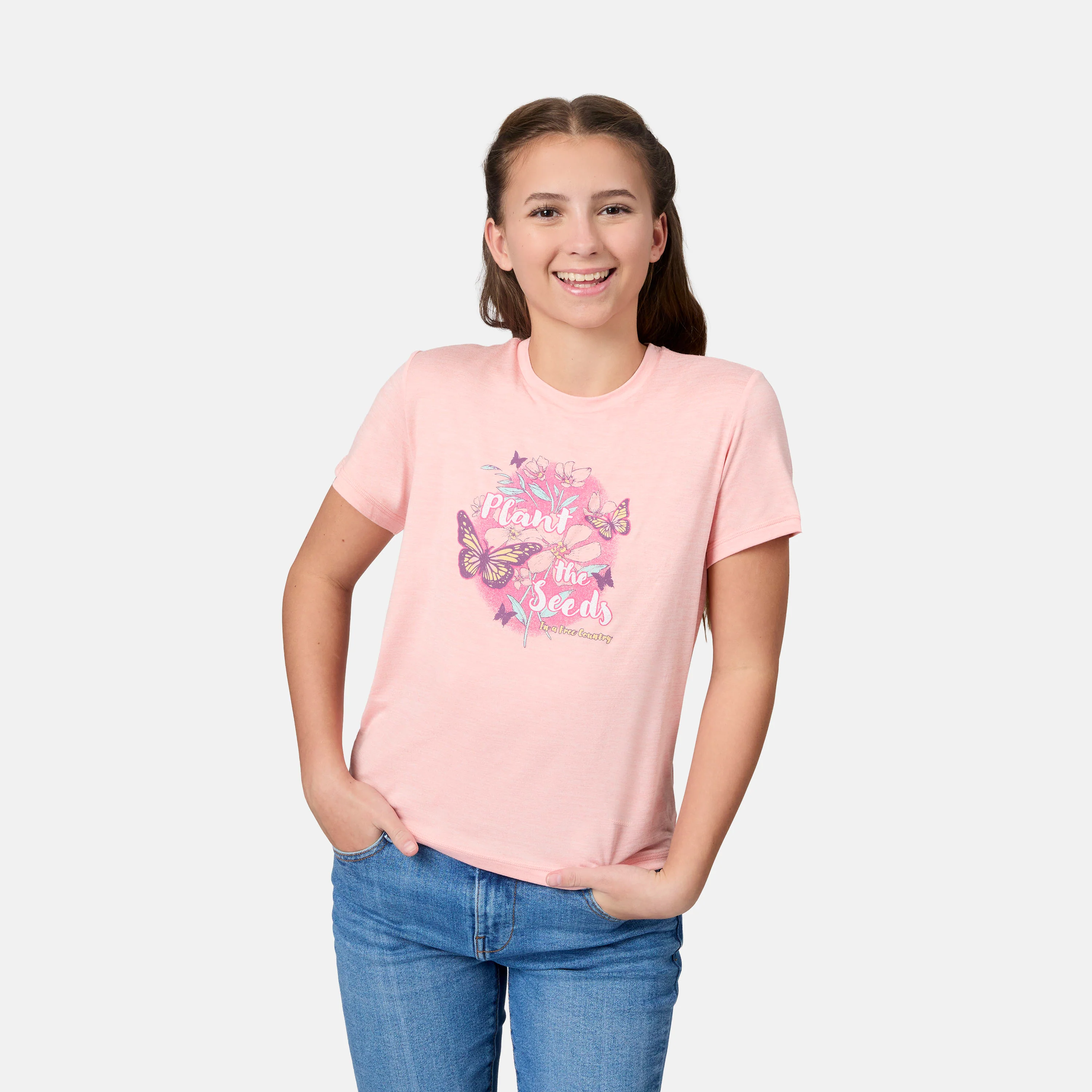 Girls' Microtech® Graphic Crew Neck Shirt - Image 14