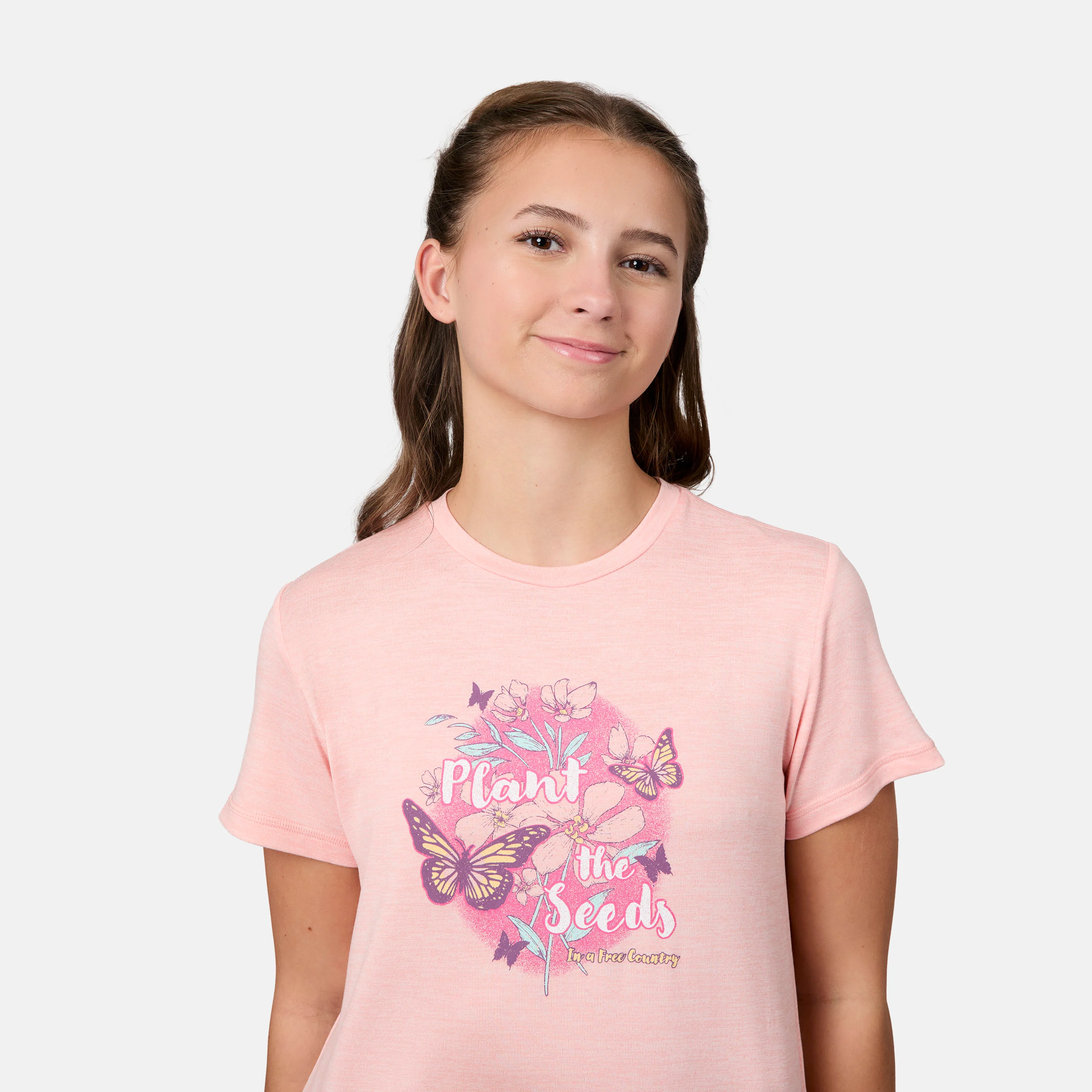 Girls' Microtech® Graphic Crew Neck Shirt - Image 15