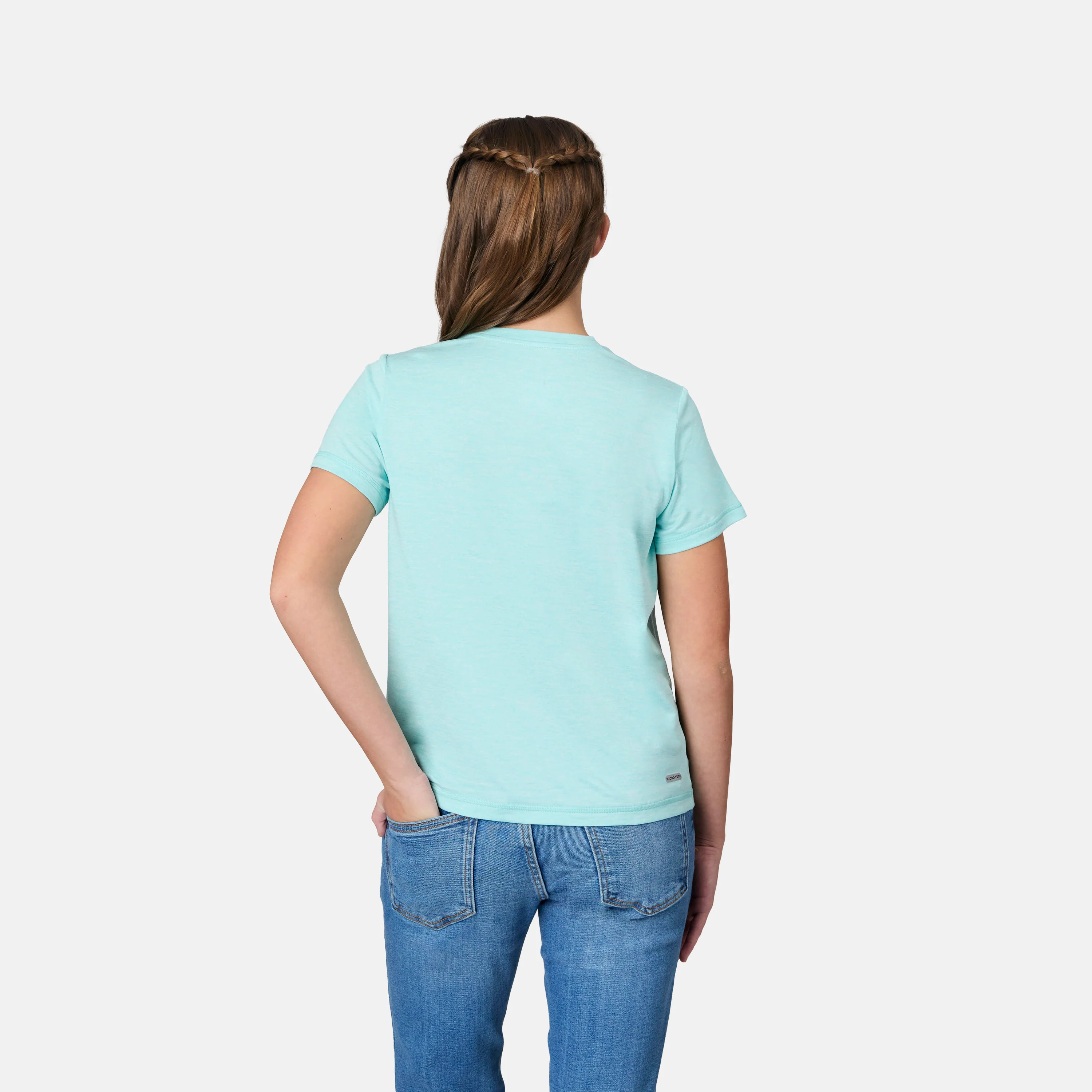 Girls' Microtech® Graphic Crew Neck Shirt - Image 23