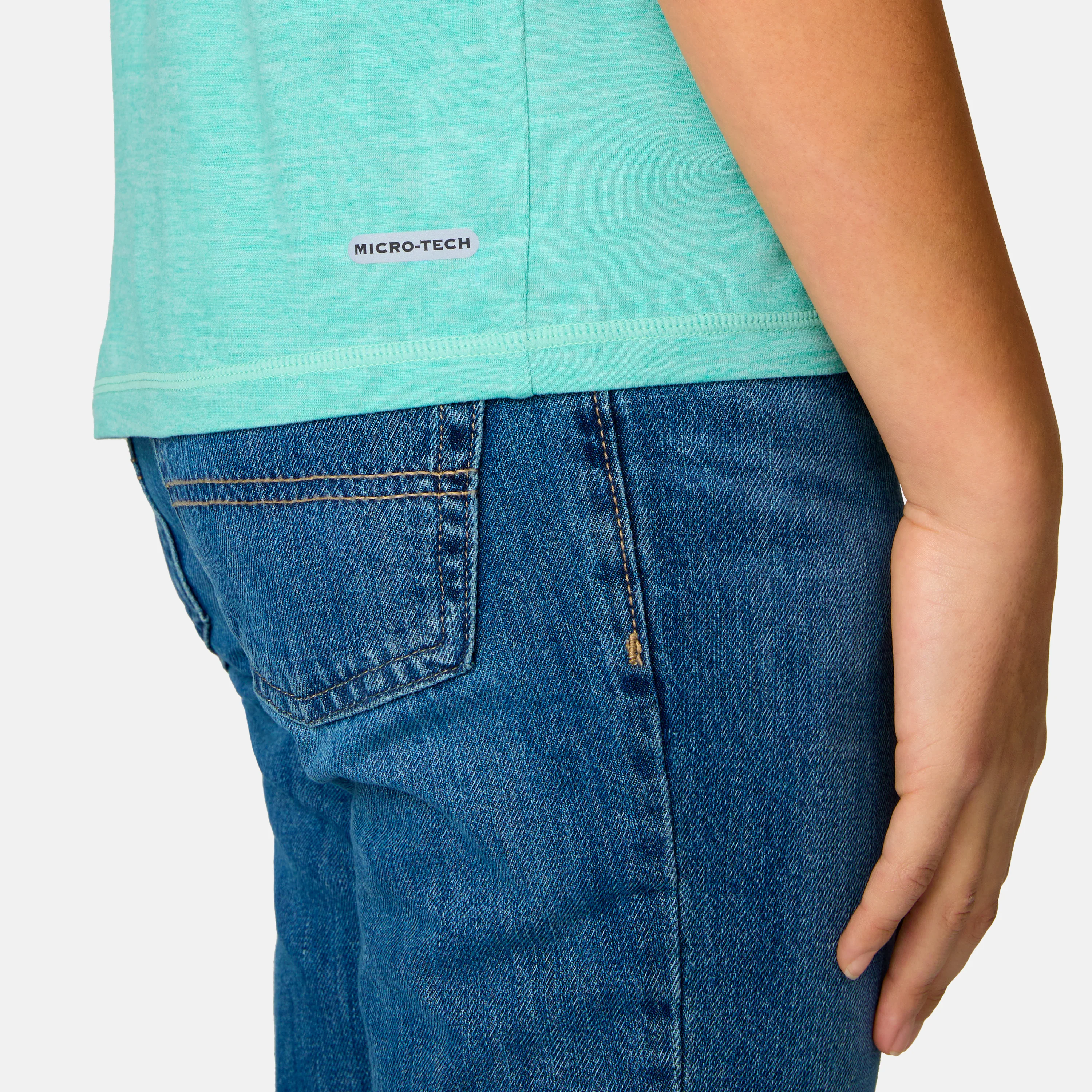Girls' Microtech® Graphic Crew Neck Shirt - Image 7