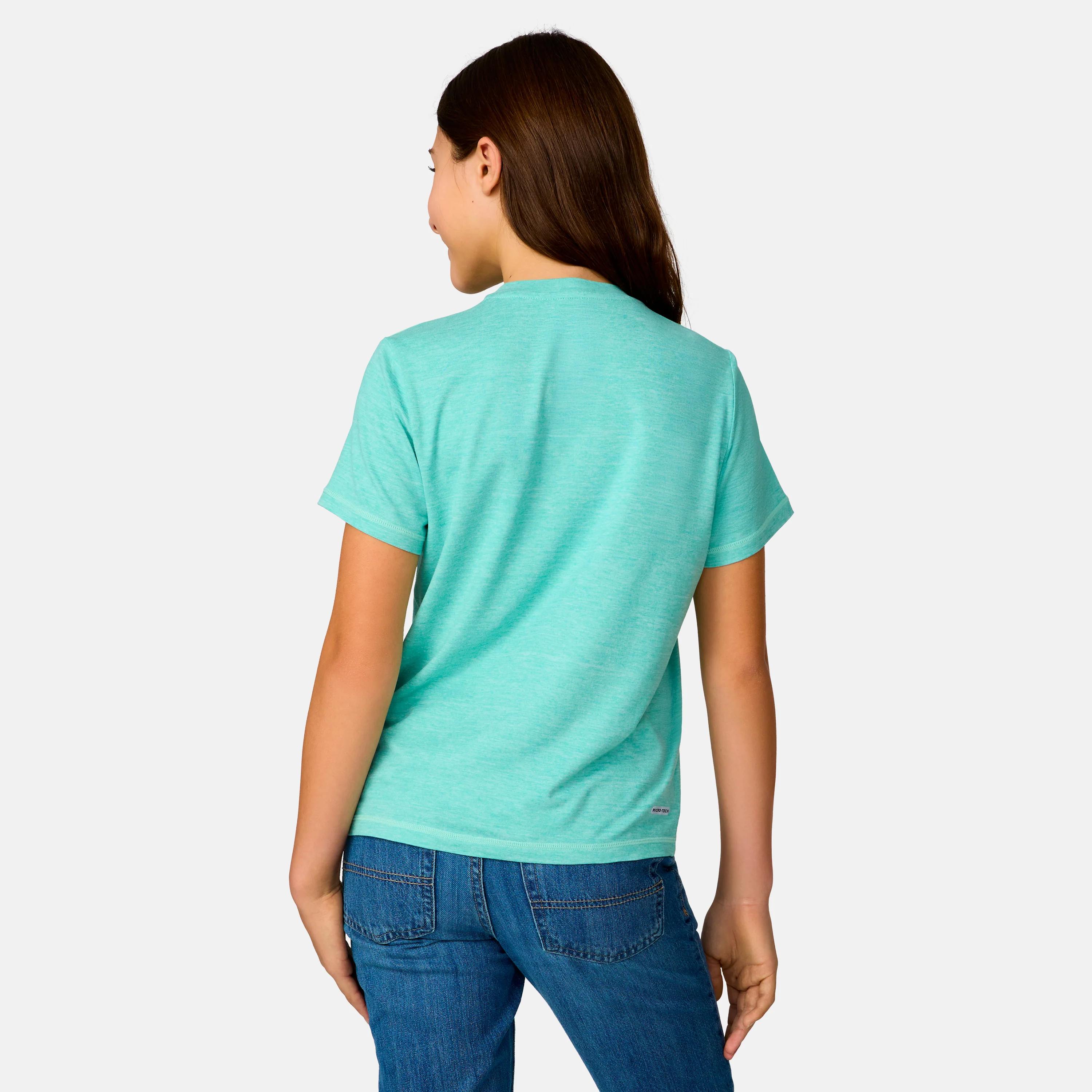 Girls' Microtech® Graphic Crew Neck Shirt - Image 8