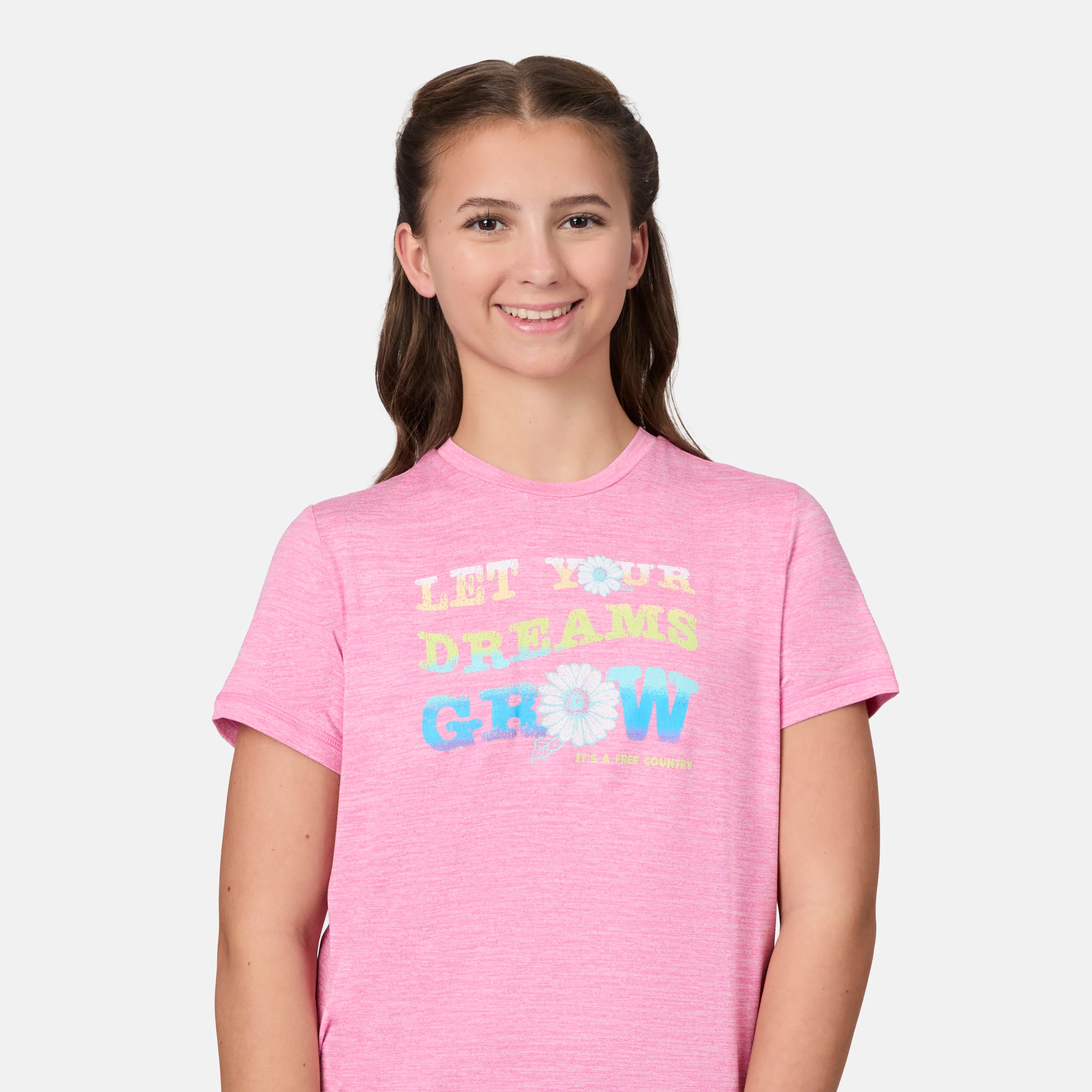 Girls' Microtech® Graphic Crew Neck Shirt - Image 9