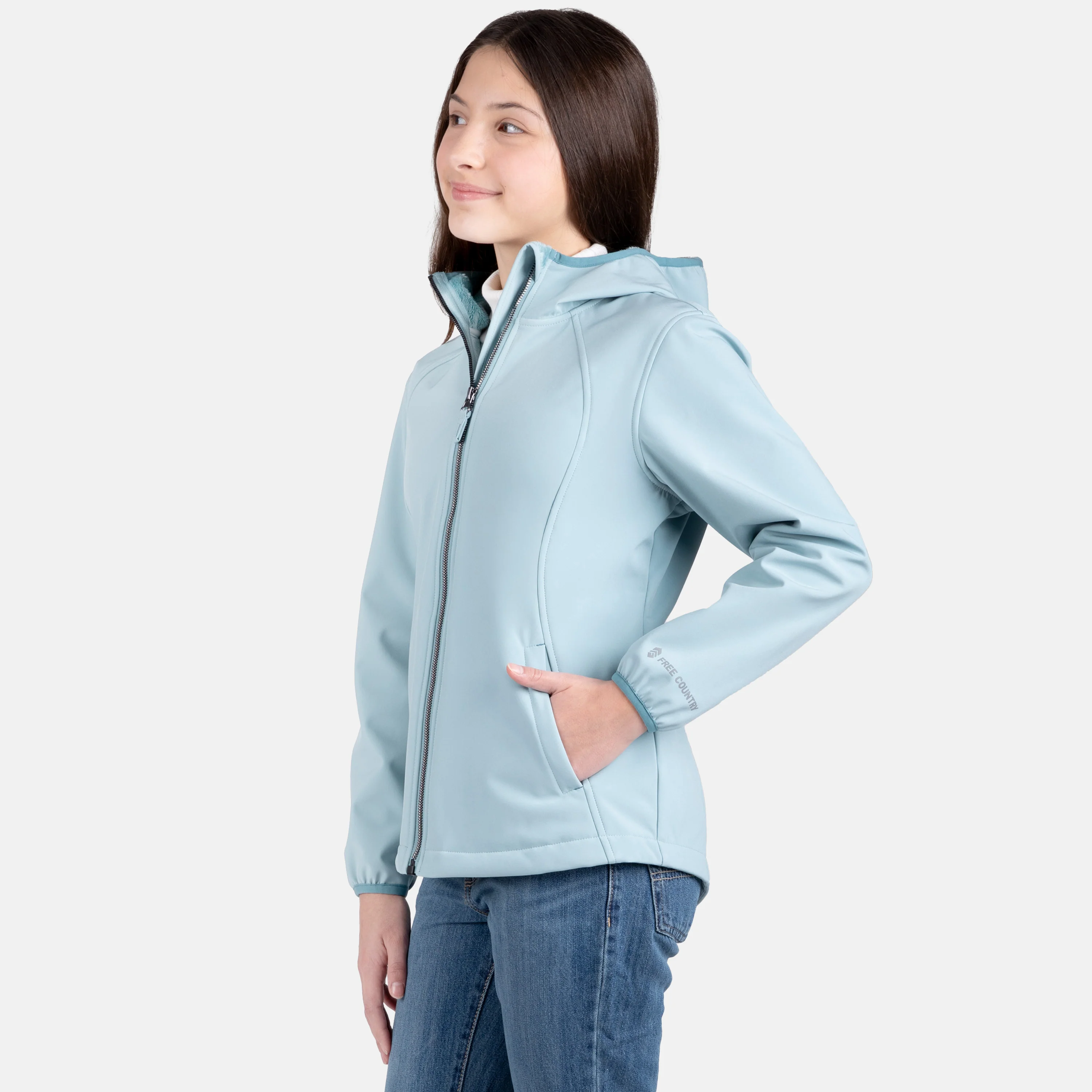 Girls' Super Softshell® Jacket - Image 3