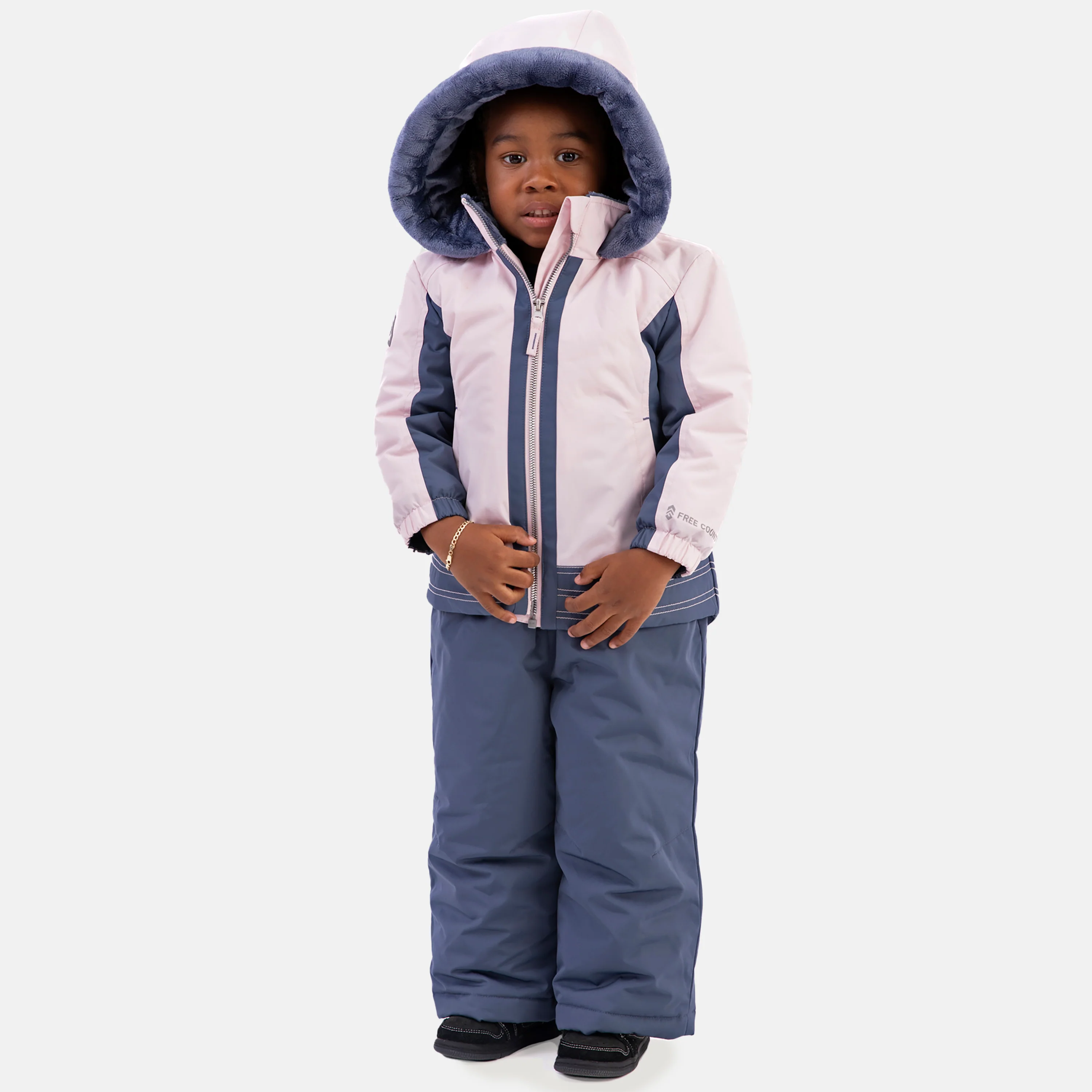 Girls' Toddler Boarder Jacket and Bib Pant Set - Image 4