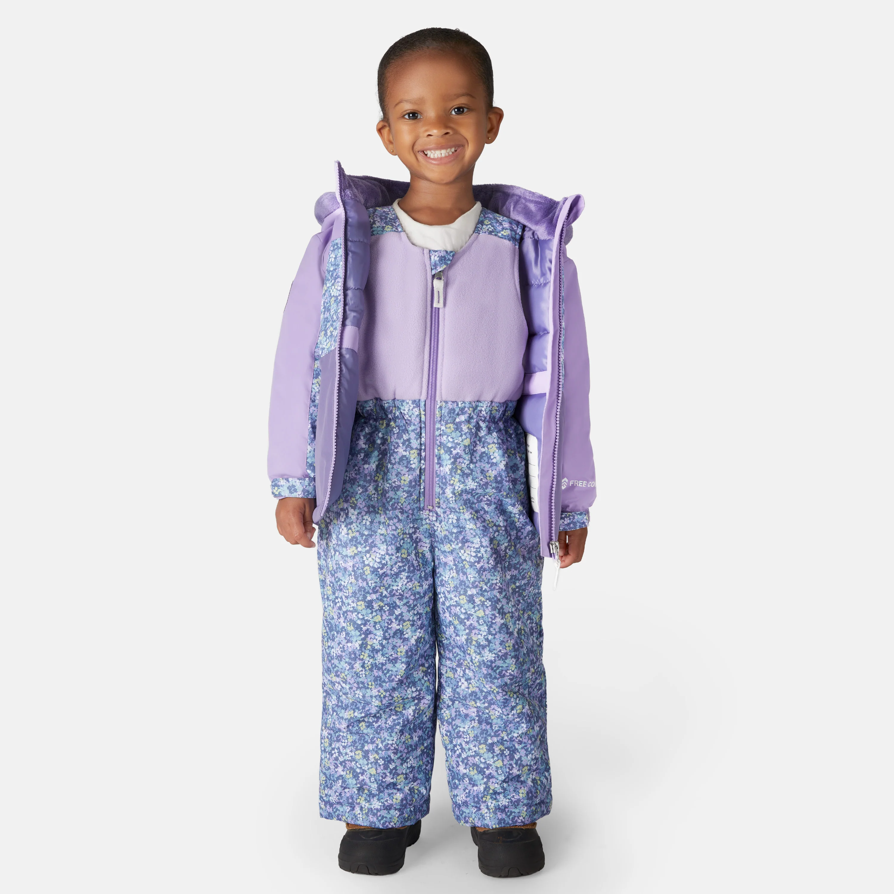 Girls' Toddler Jacket & Bib Pant Snow Set - Image 3