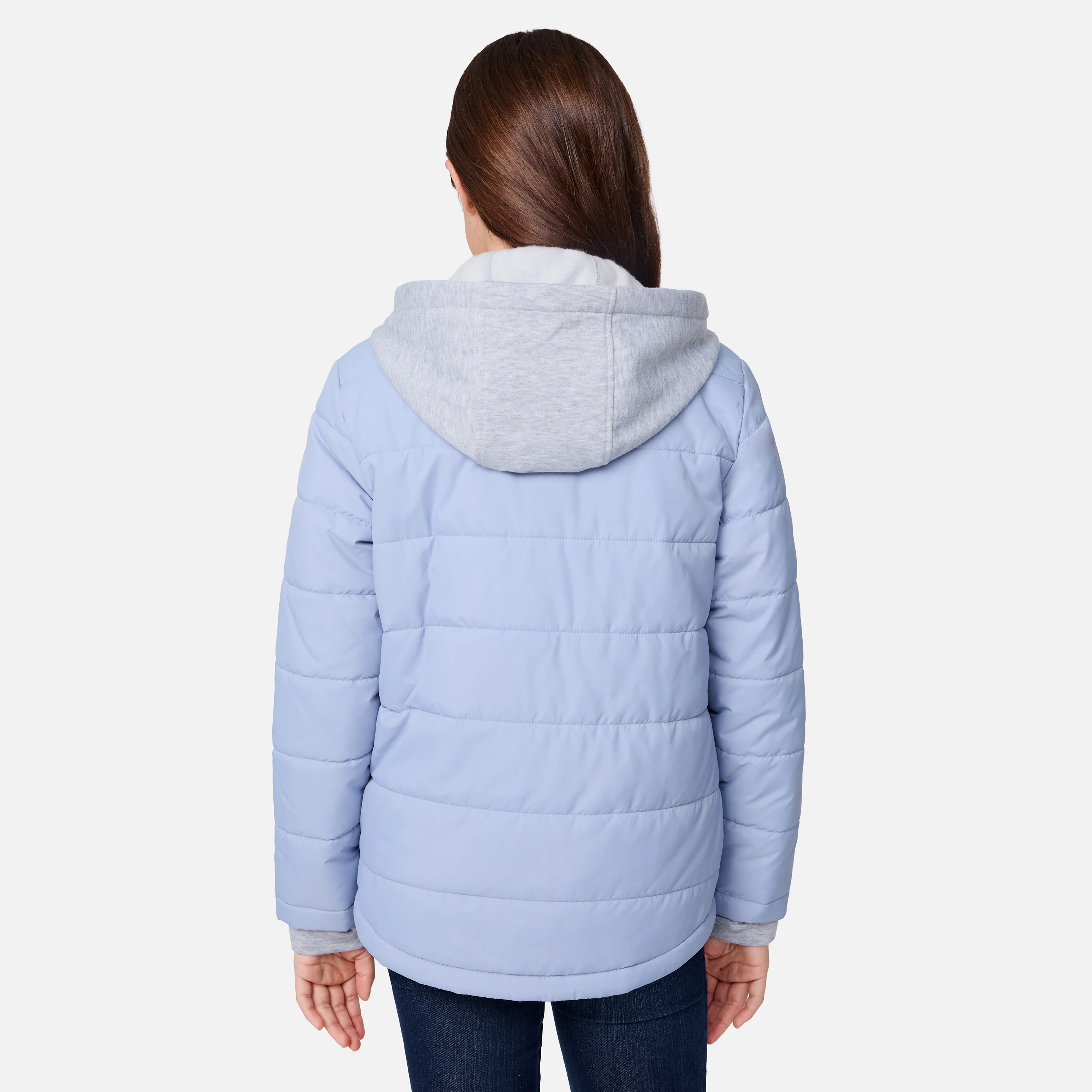 Girls' Trail Puffer Hoodie Shacket - Image 4