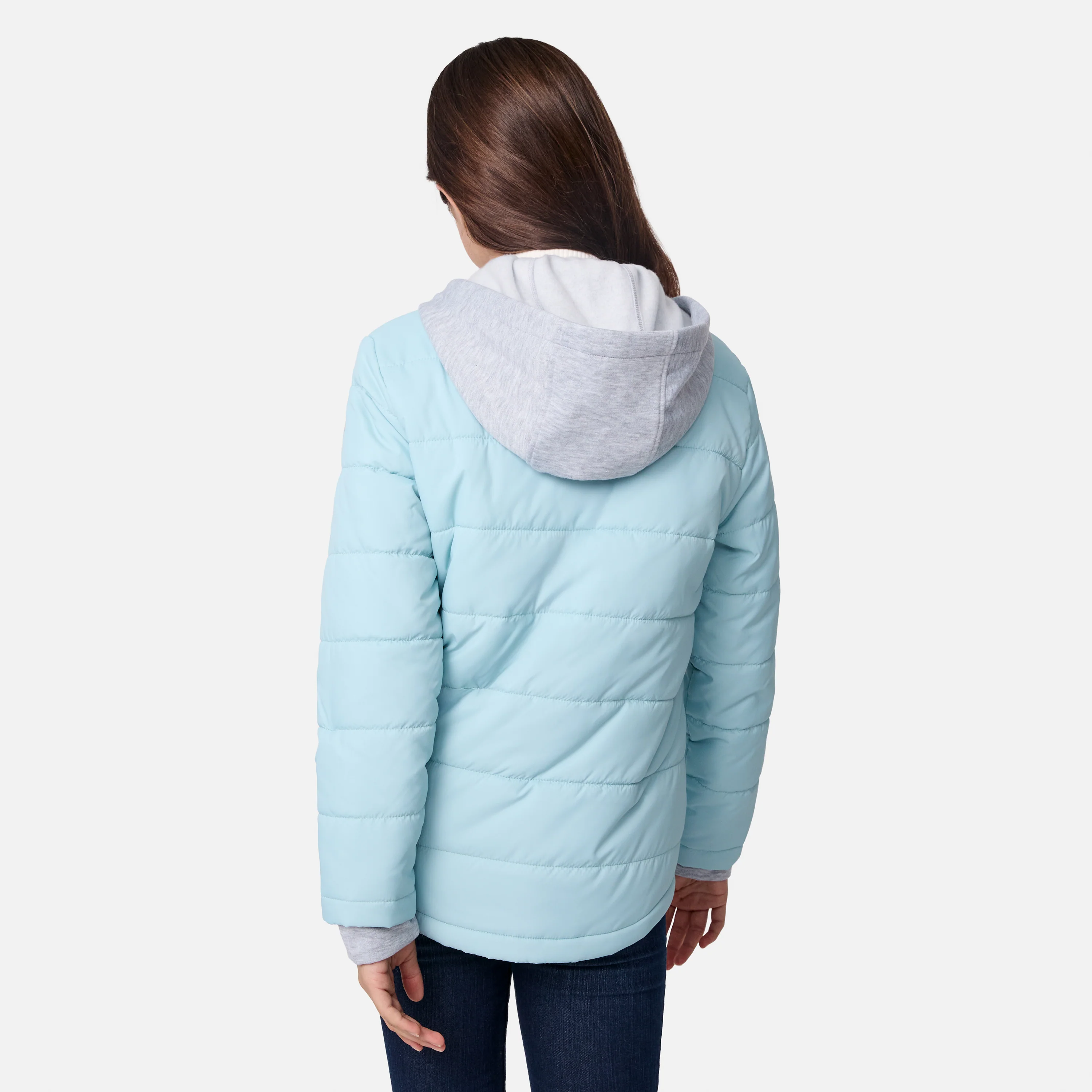 Girls' Trail Puffer Hoodie Shacket - Image 8