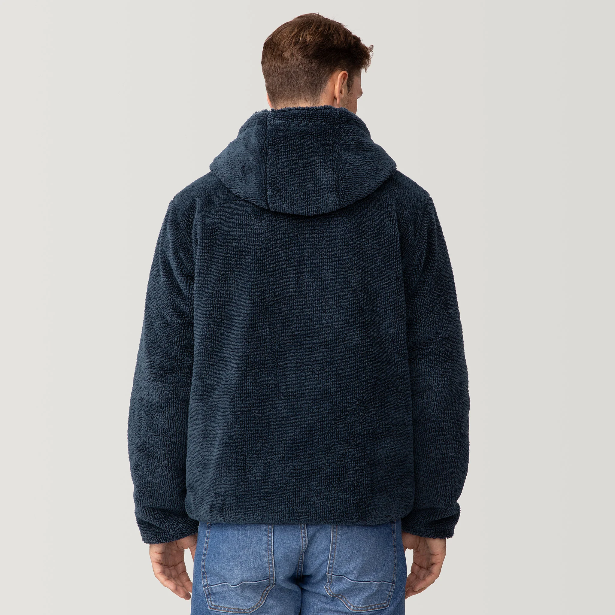 Men's Atlas Hooded Quilted Reversible Sherpa Jacket - Image 19