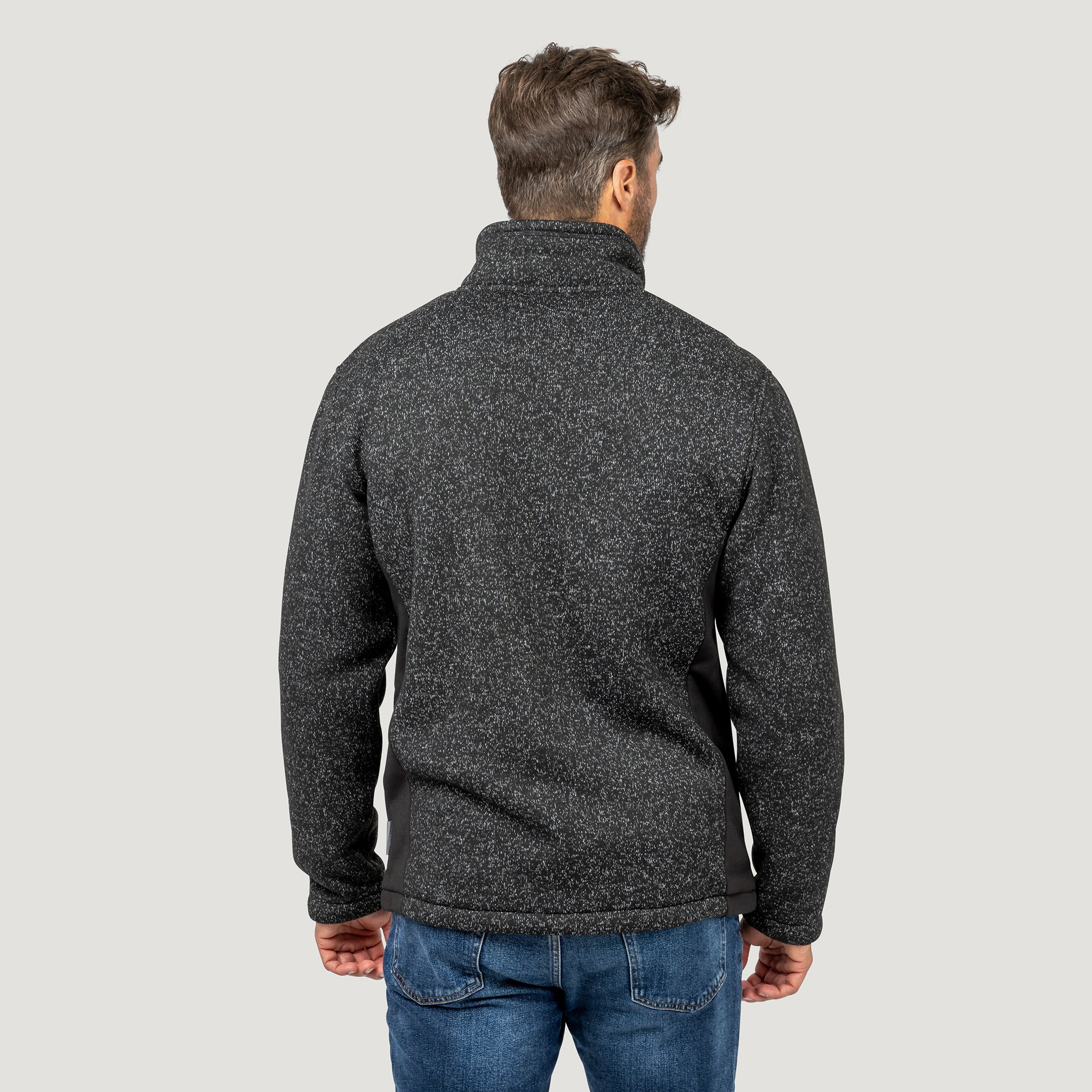 Men's Badland Textured Mountain Fleece Jacket - Image 6