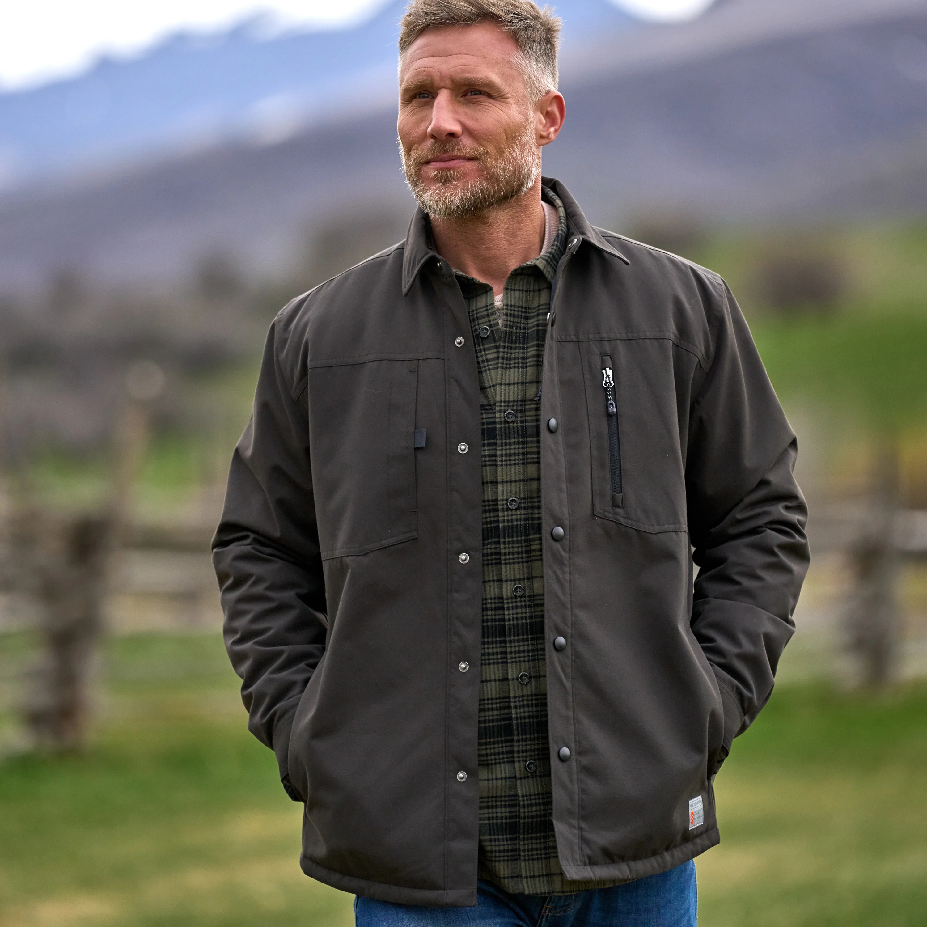 Men's Brawny Canvas Function Work Jacket - Image 13