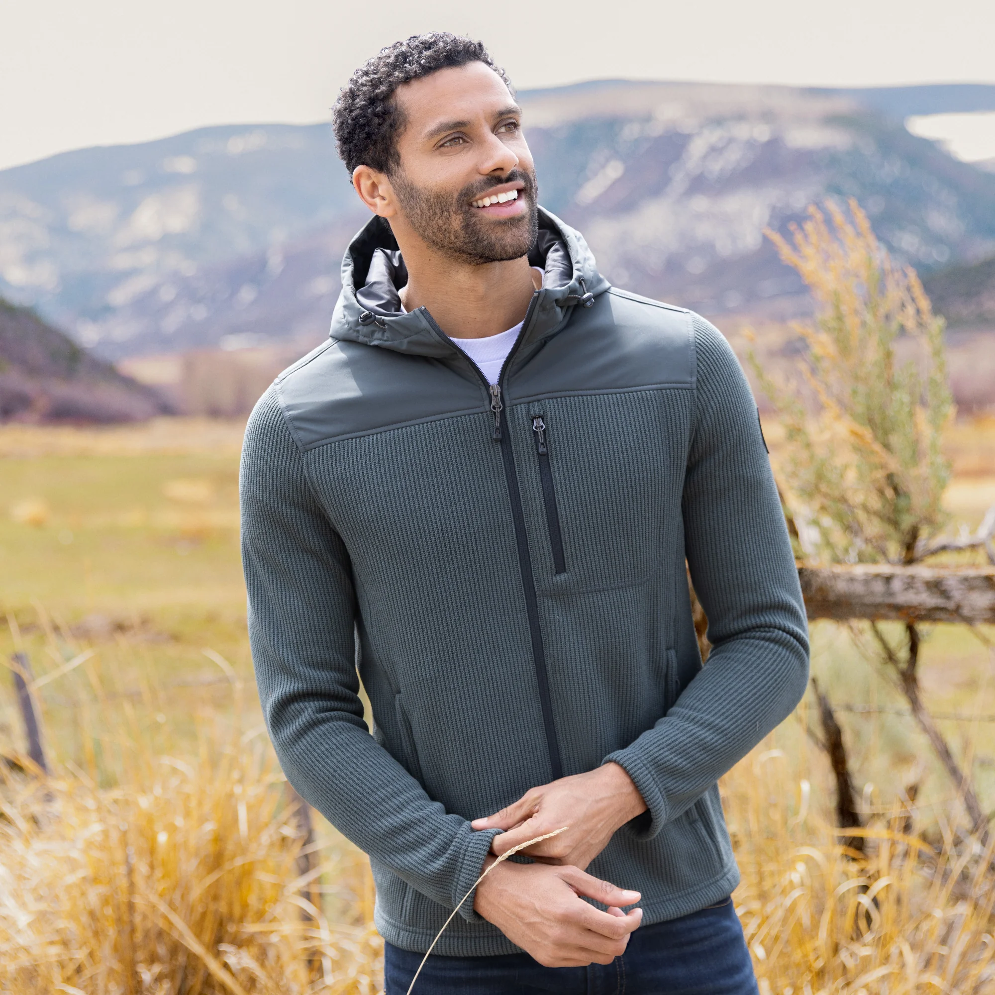 Men's Cable Fleece Brisk Jacket - Image 5