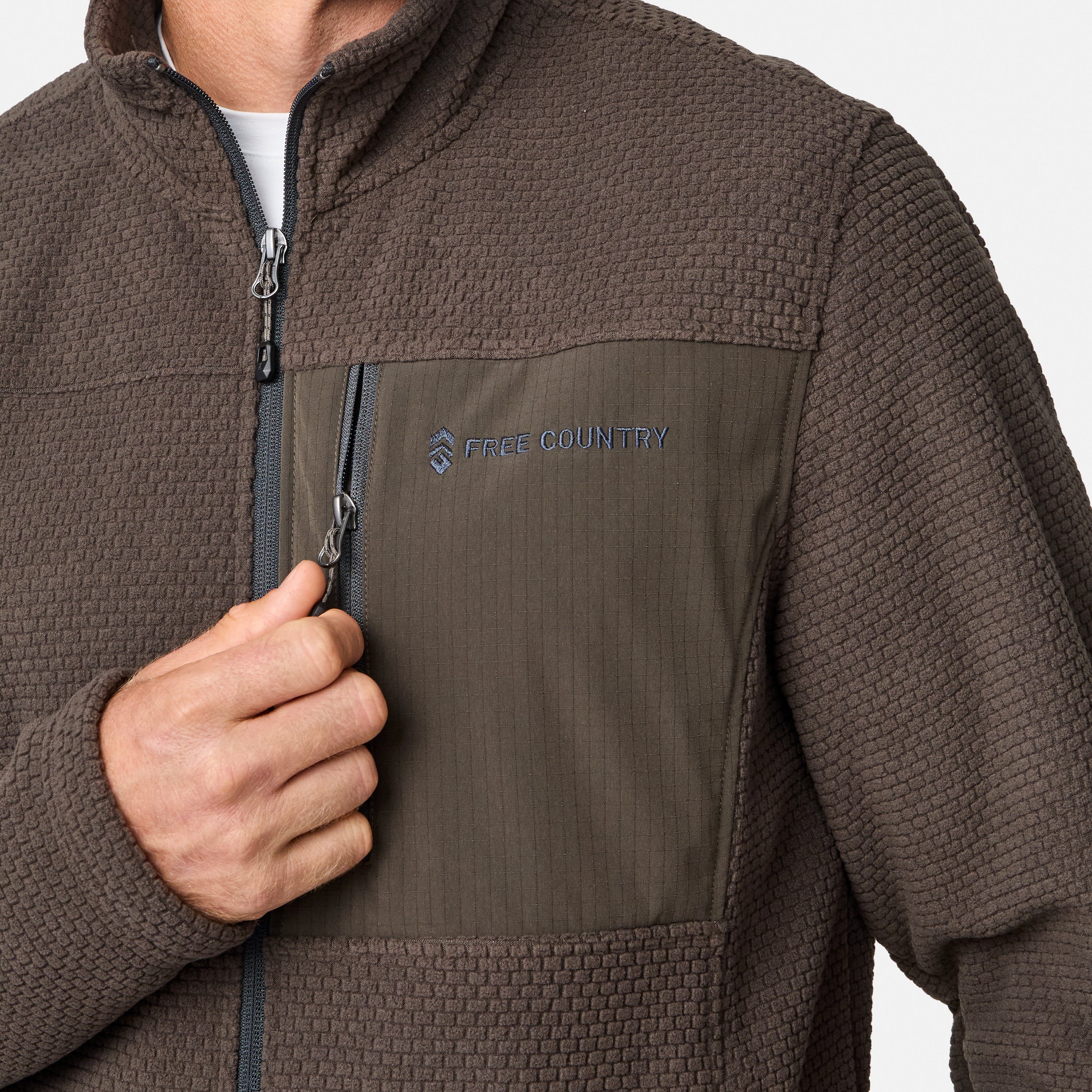Men's Calabaza II Brick Fleece Jacket - Image 11