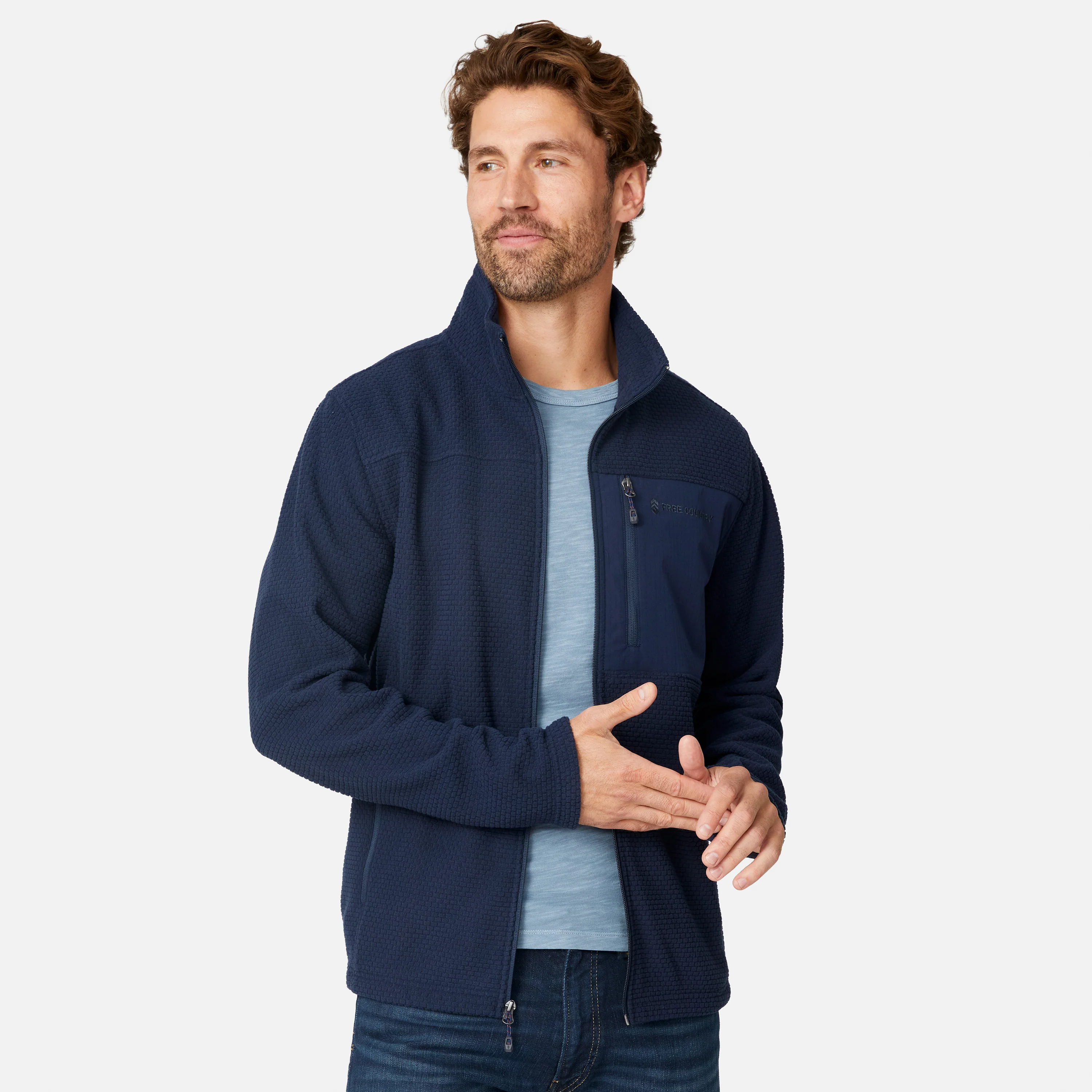 Men's Calabaza II Brick Fleece Jacket - Image 3