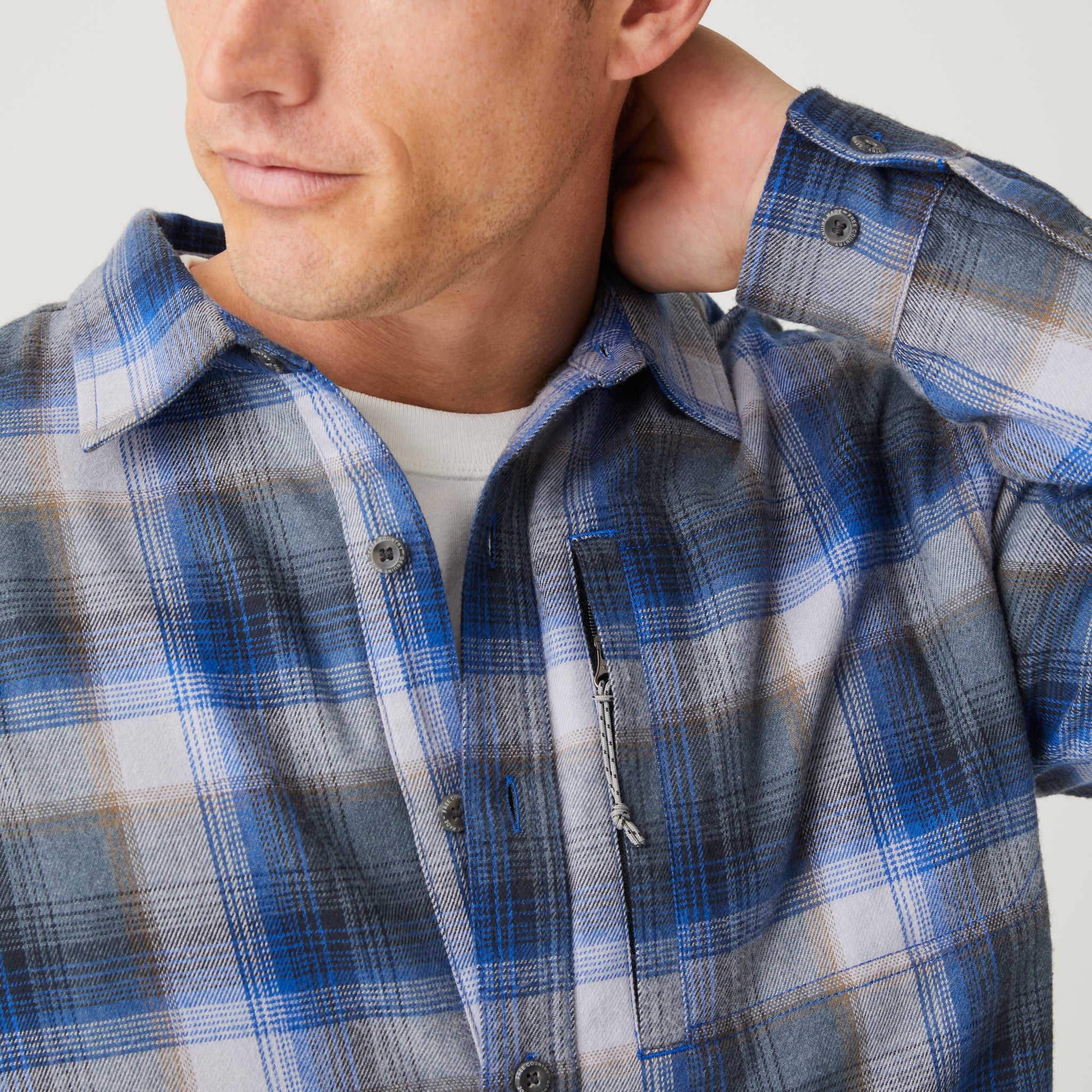 Men's Easywear Flannel Shirt - Image 13
