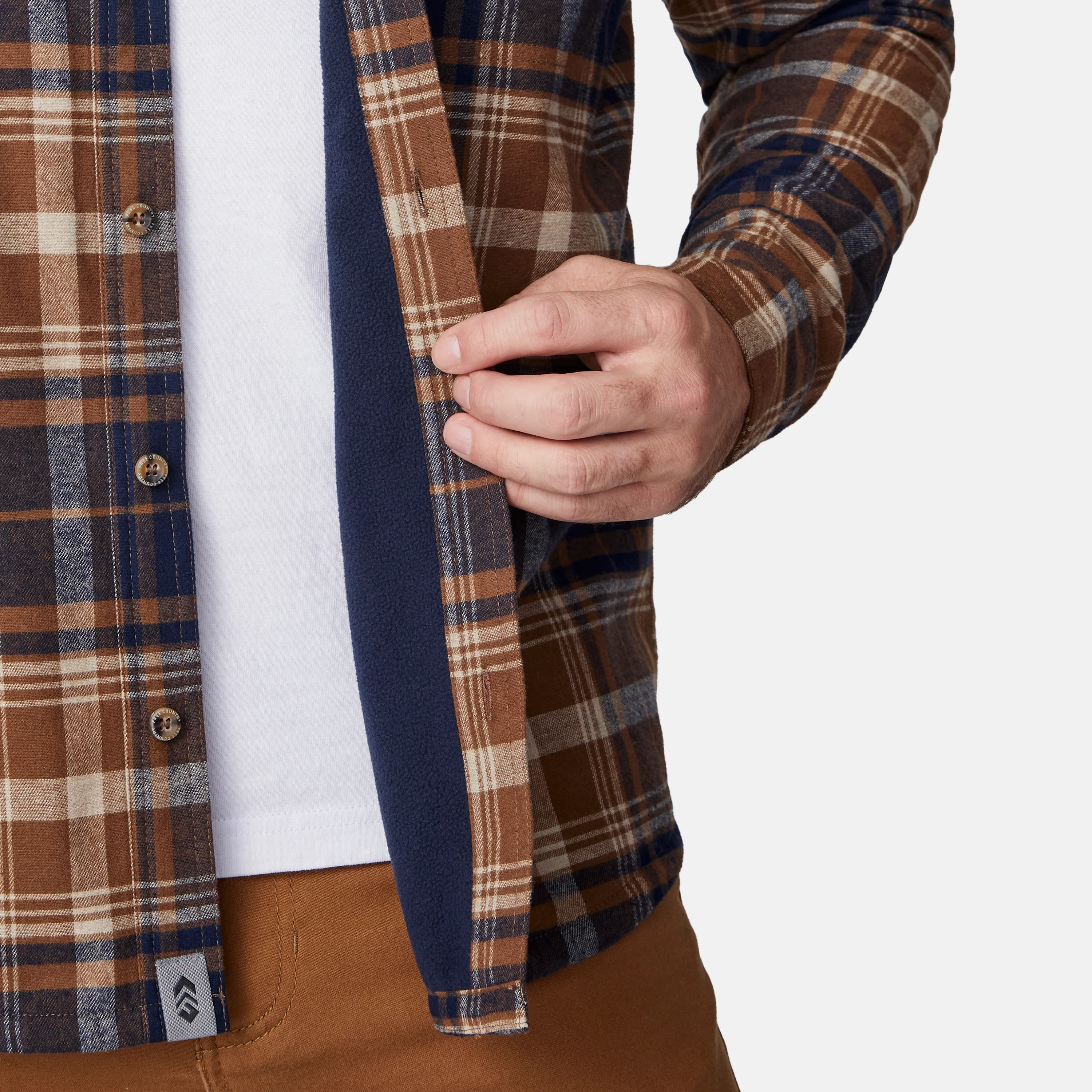 Men's Easywear II Fleece Lined Flannel Shirt - Image 3