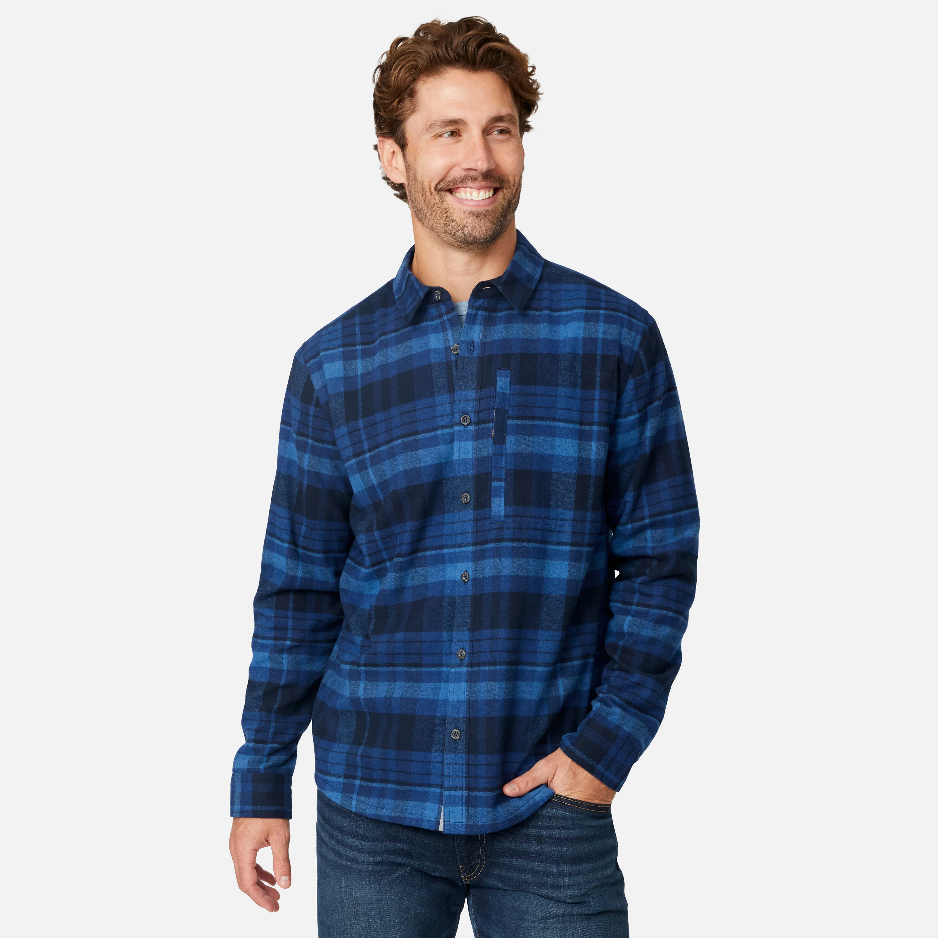 Men's Easywear II Fleece Lined Flannel Shirt - Image 7