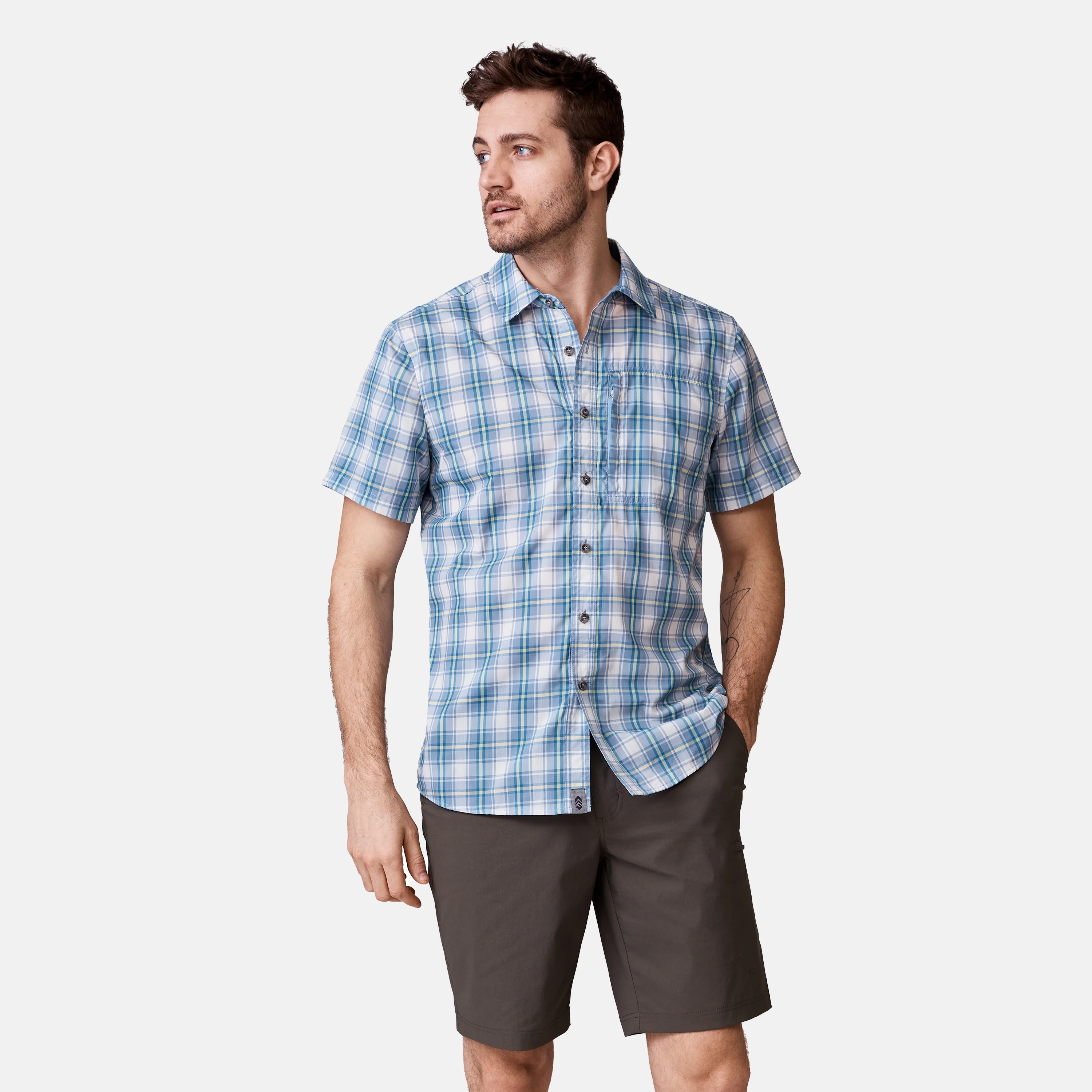 Men's Excursion Short Sleeve Poplin Shirt - Image 12