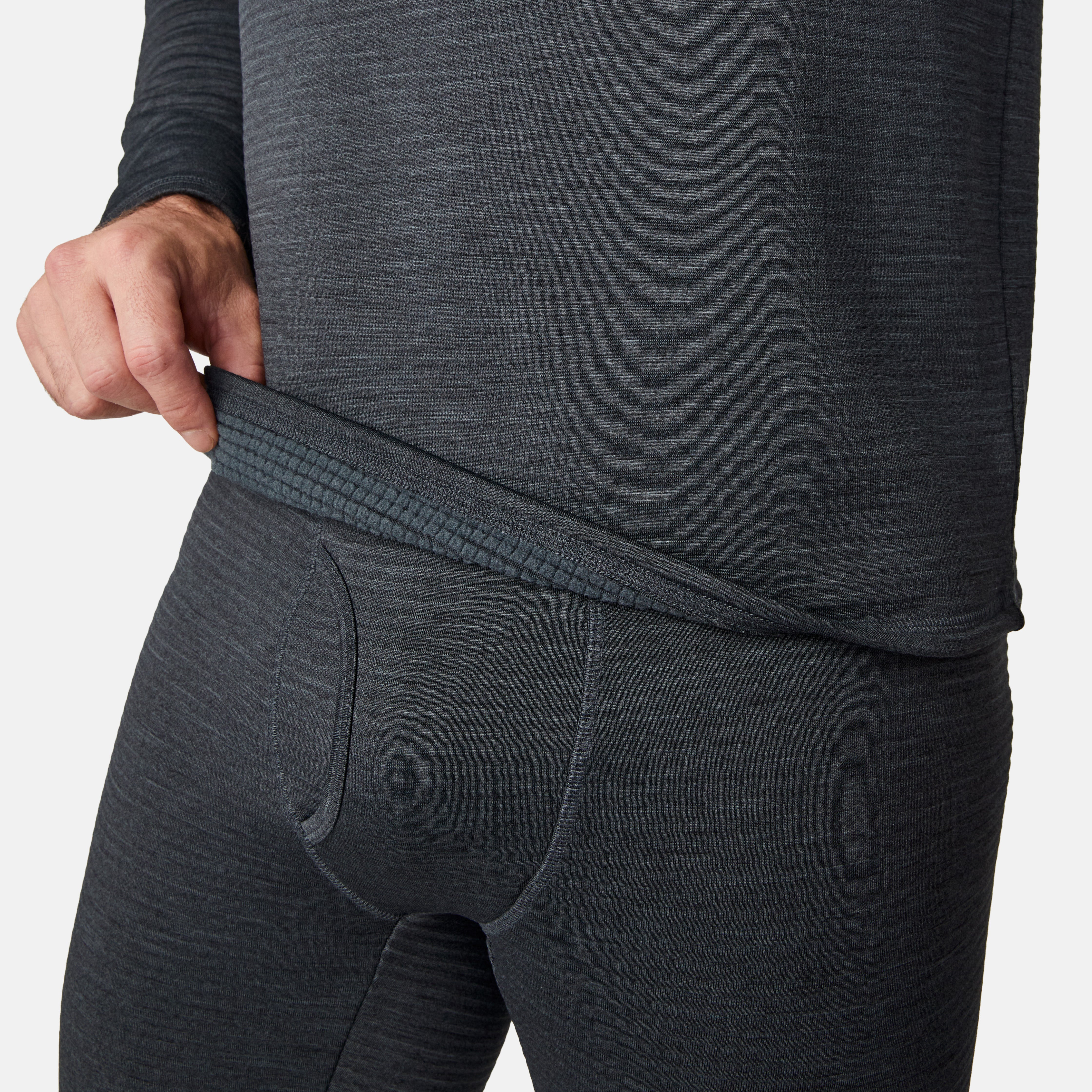 Men's Force Grid Fleece Base Layer Top - Image 3