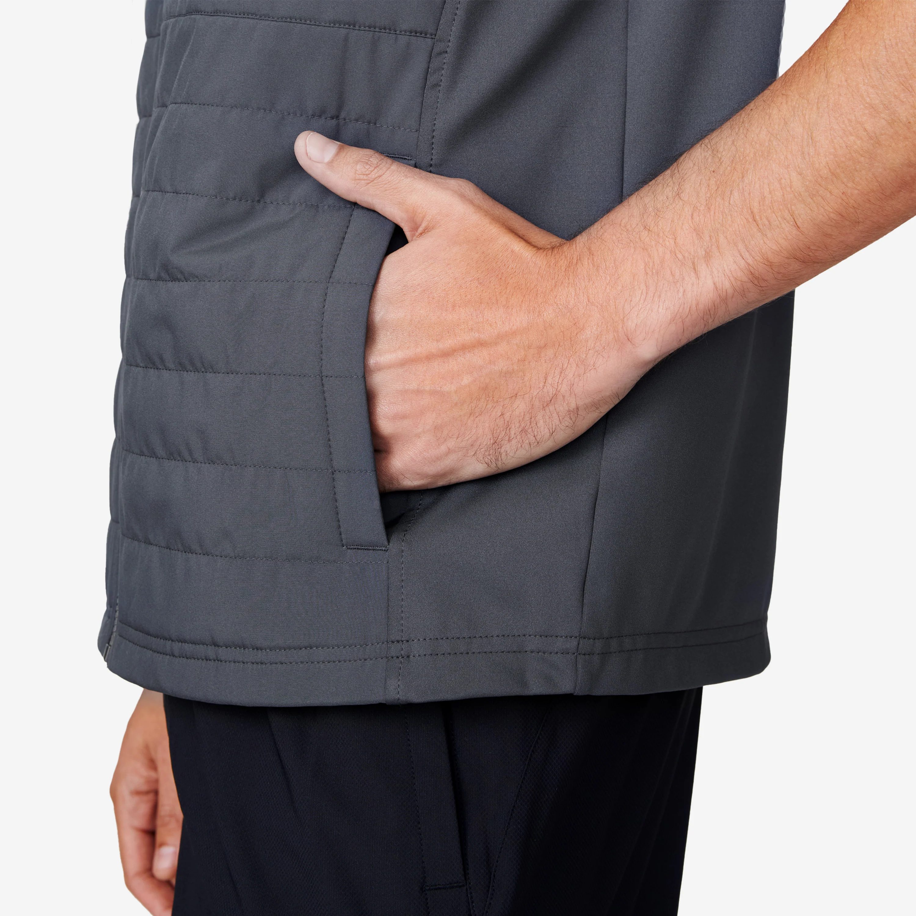 Men's High Stretch Full Zip Vest - Image 6